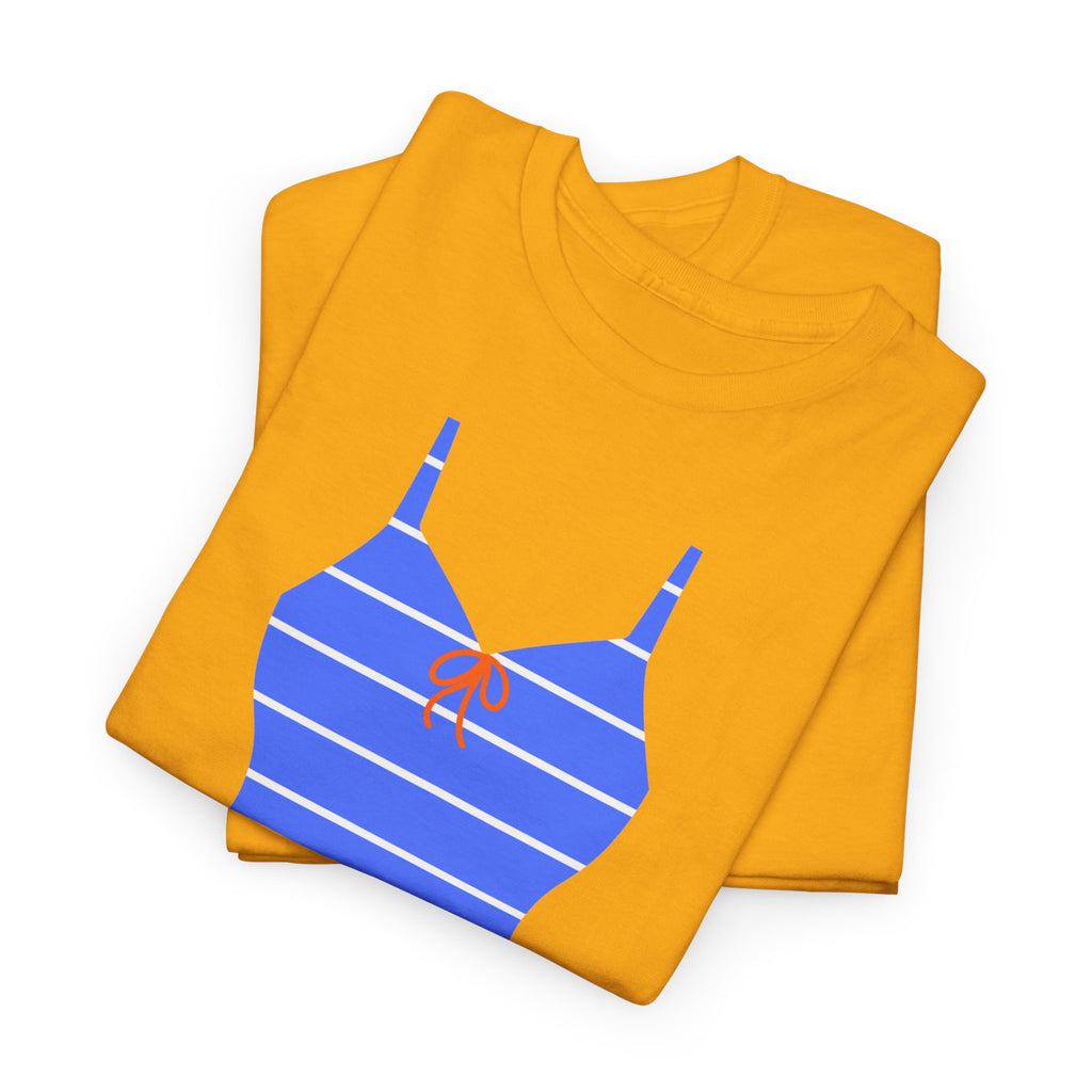 Blue Retro Beach Vibe T-Shirt - Heat Mess