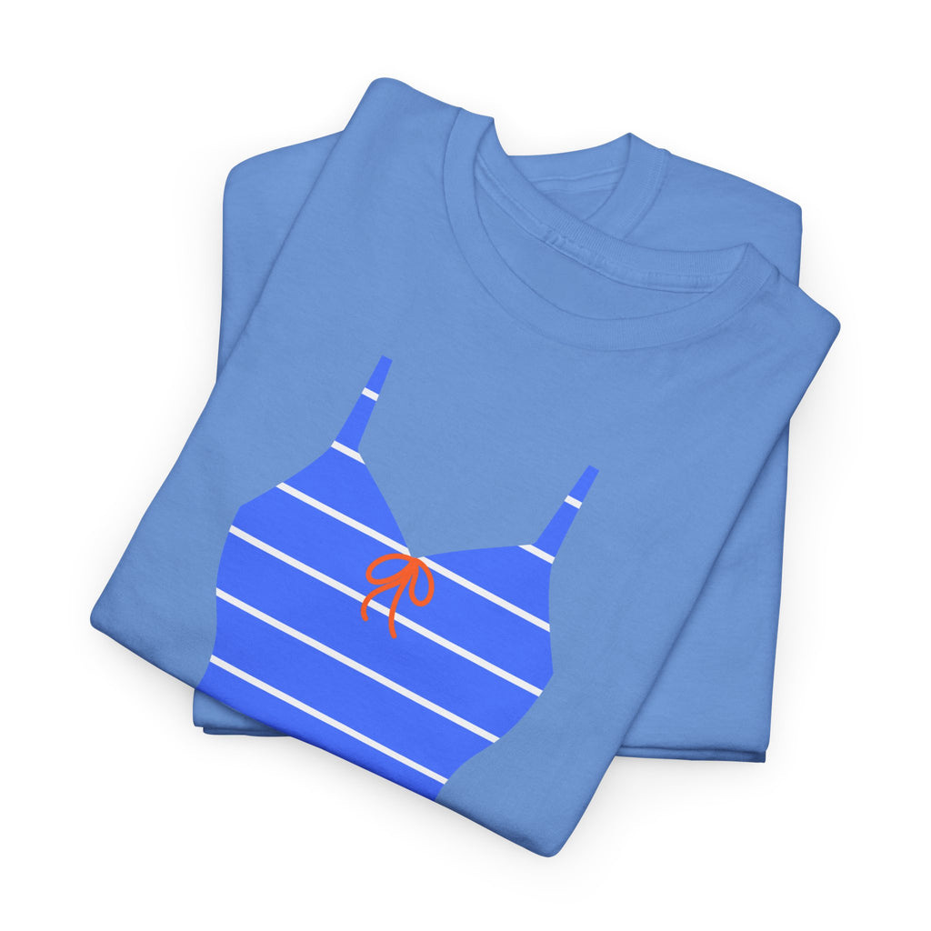 Blue Retro Beach Vibe T-Shirt - Heat Mess