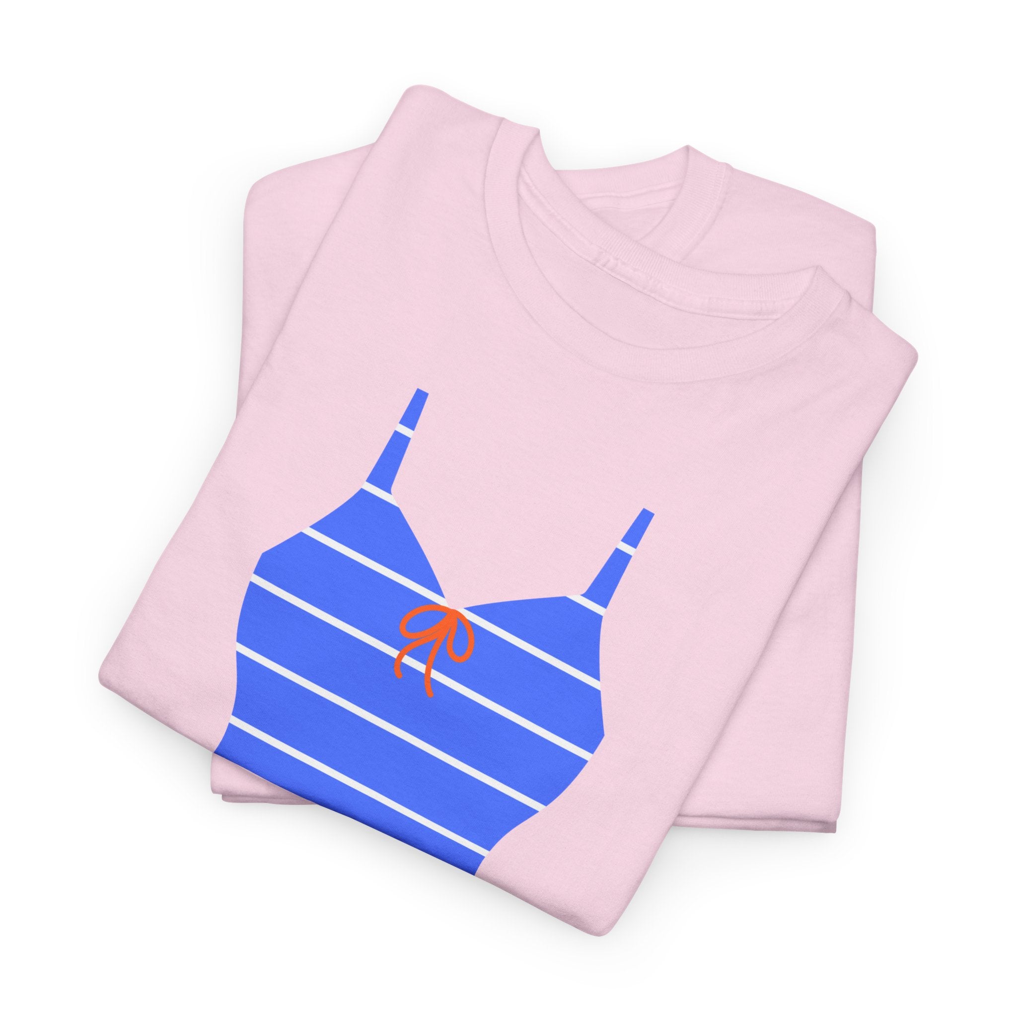 Blue Retro Beach Vibe T-Shirt - Heat Mess