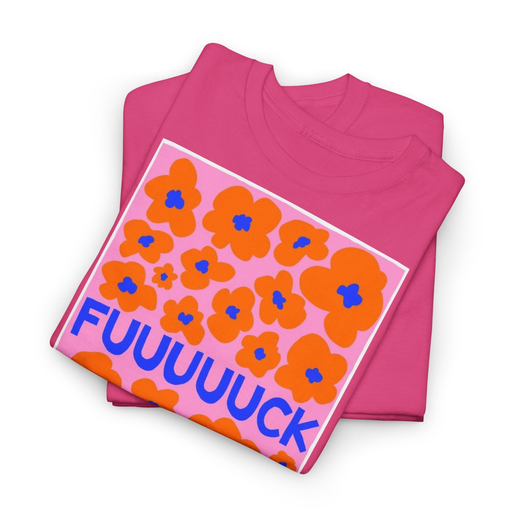 Bold Floral 'FUUUUCK' T-Shirt - Heat Mess