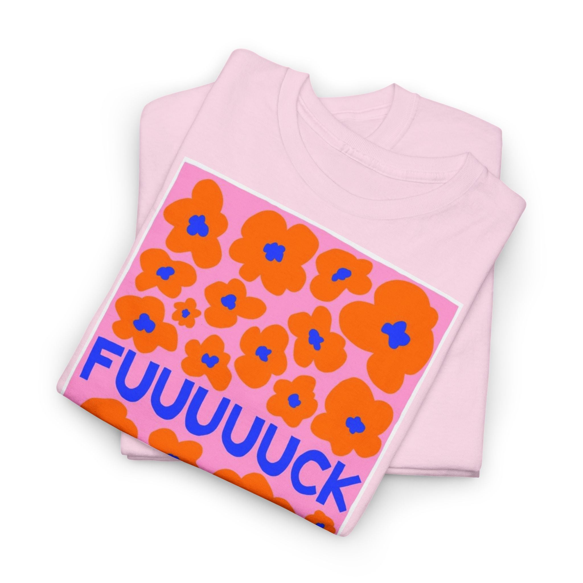 Bold Floral 'FUUUUCK' T-Shirt - Heat Mess