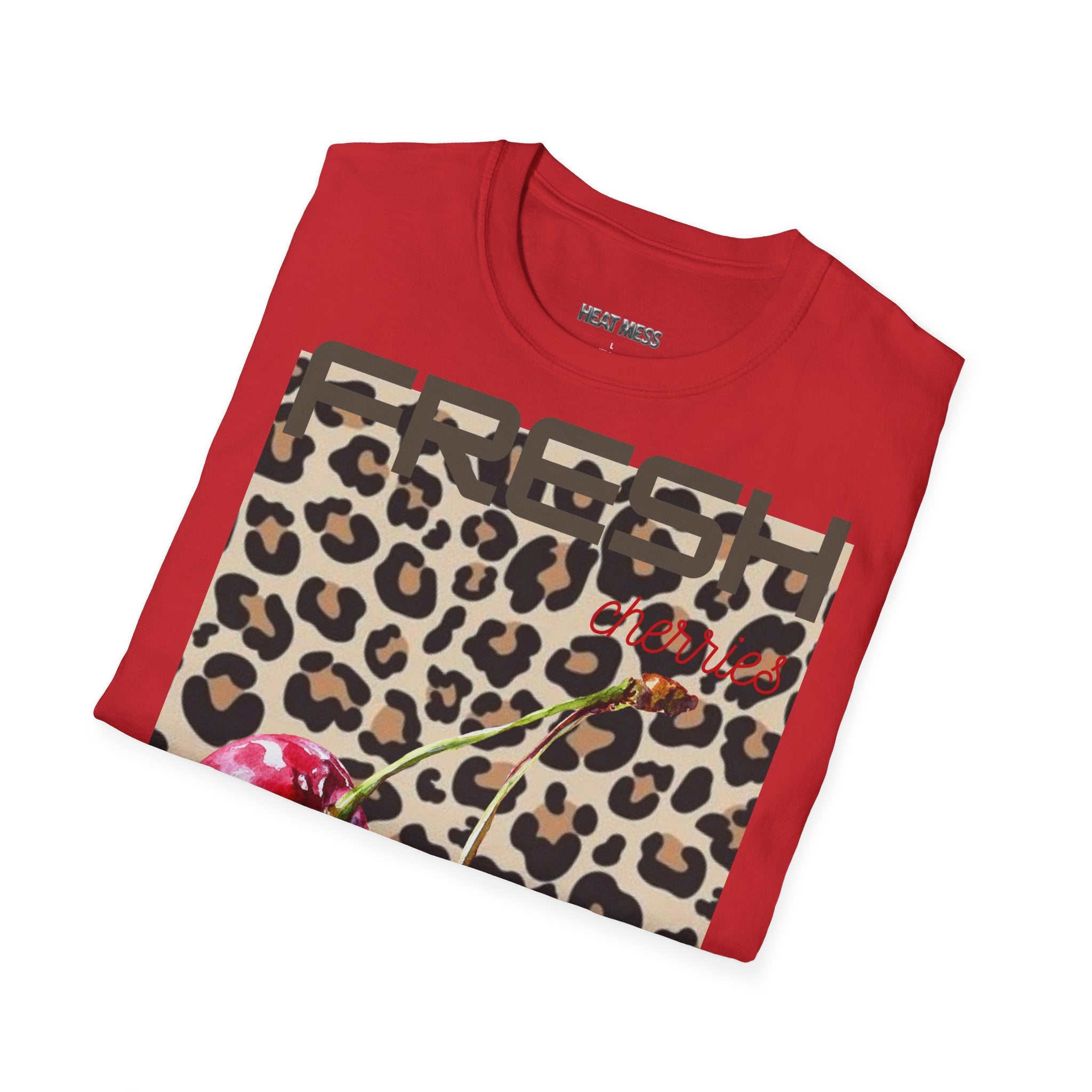 Cherry Leopard T‑Shirt - Heat Mess