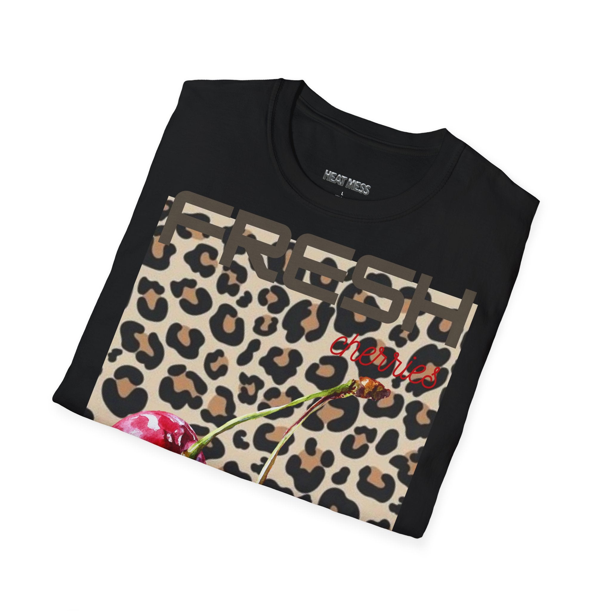 Cherry Leopard T‑Shirt - Heat Mess