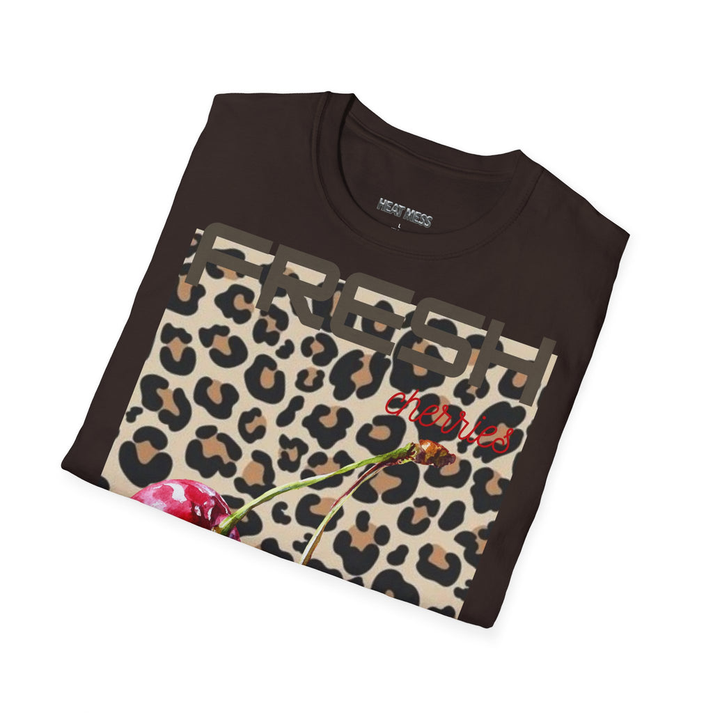 Cherry Leopard T‑Shirt - Heat Mess