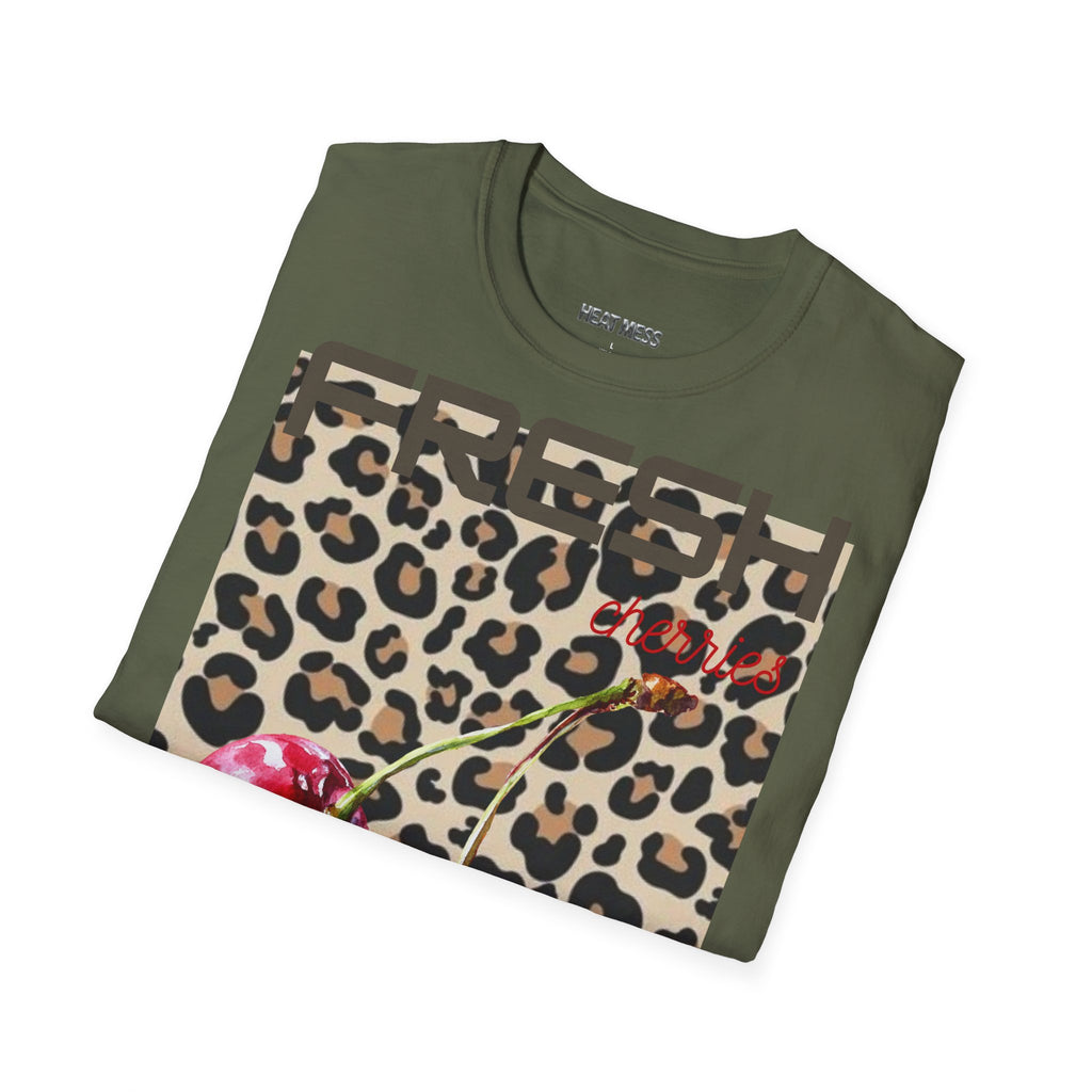 Cherry Leopard T‑Shirt - Heat Mess