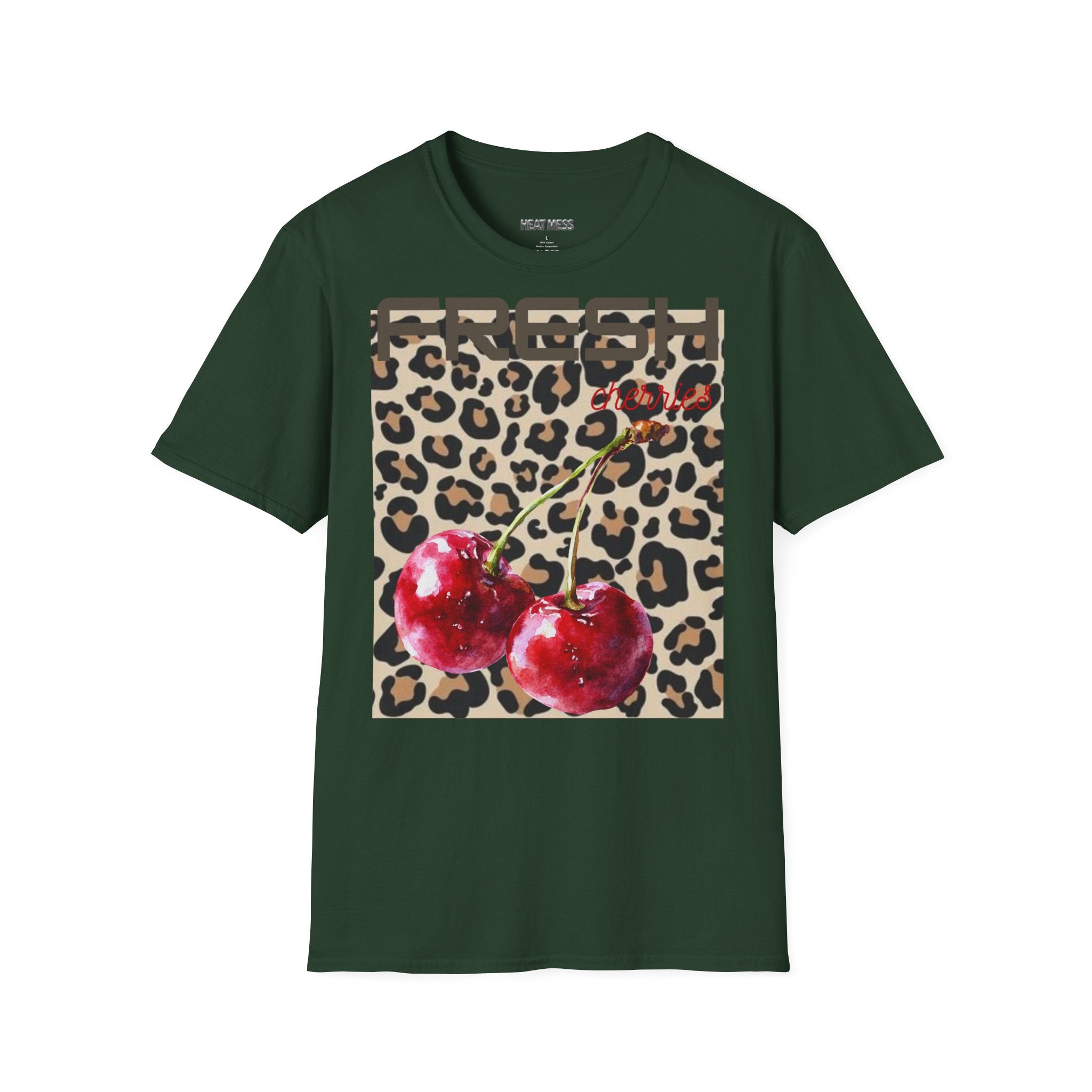 Cherry Leopard T‑Shirt - Heat Mess