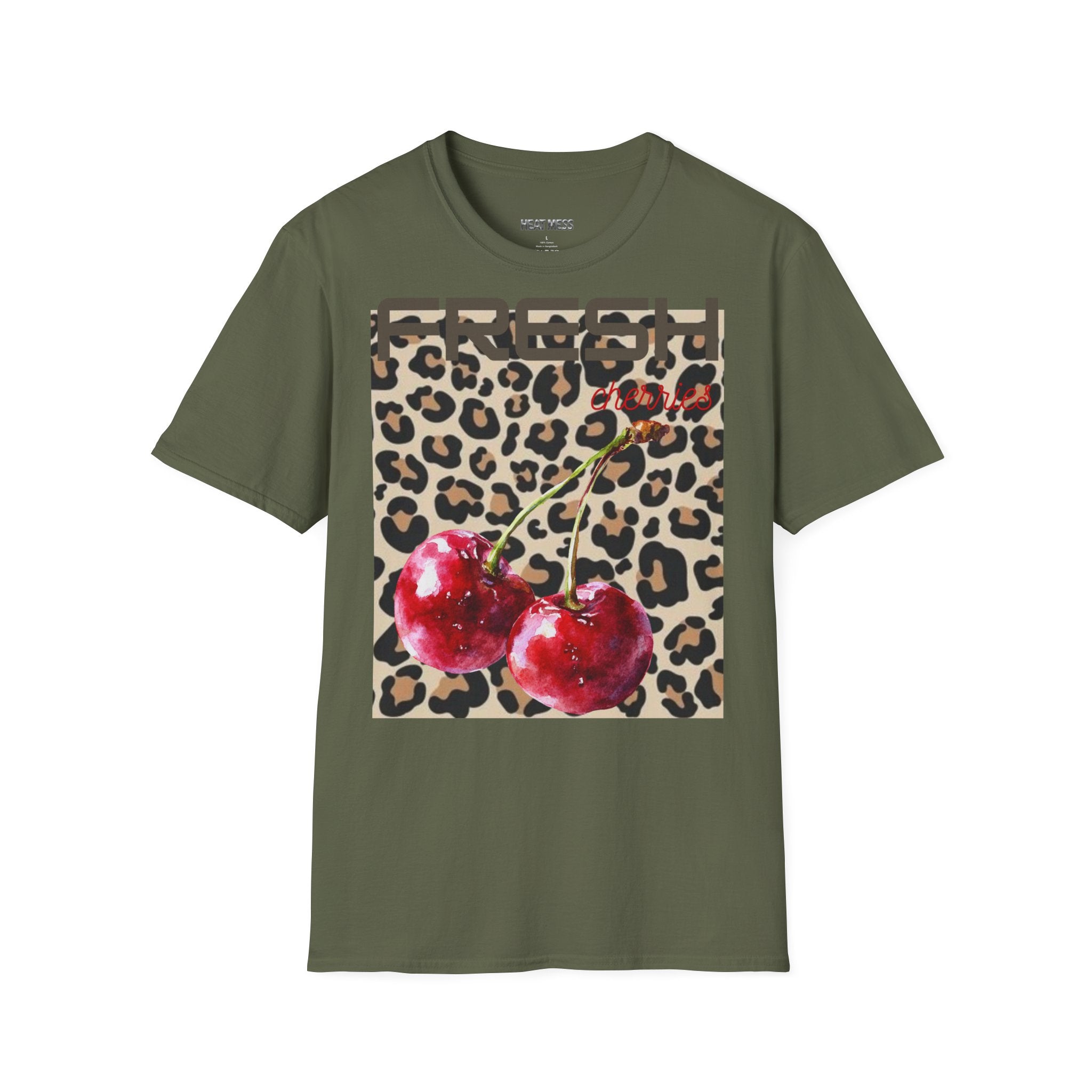 Cherry Leopard T‑Shirt - Heat Mess