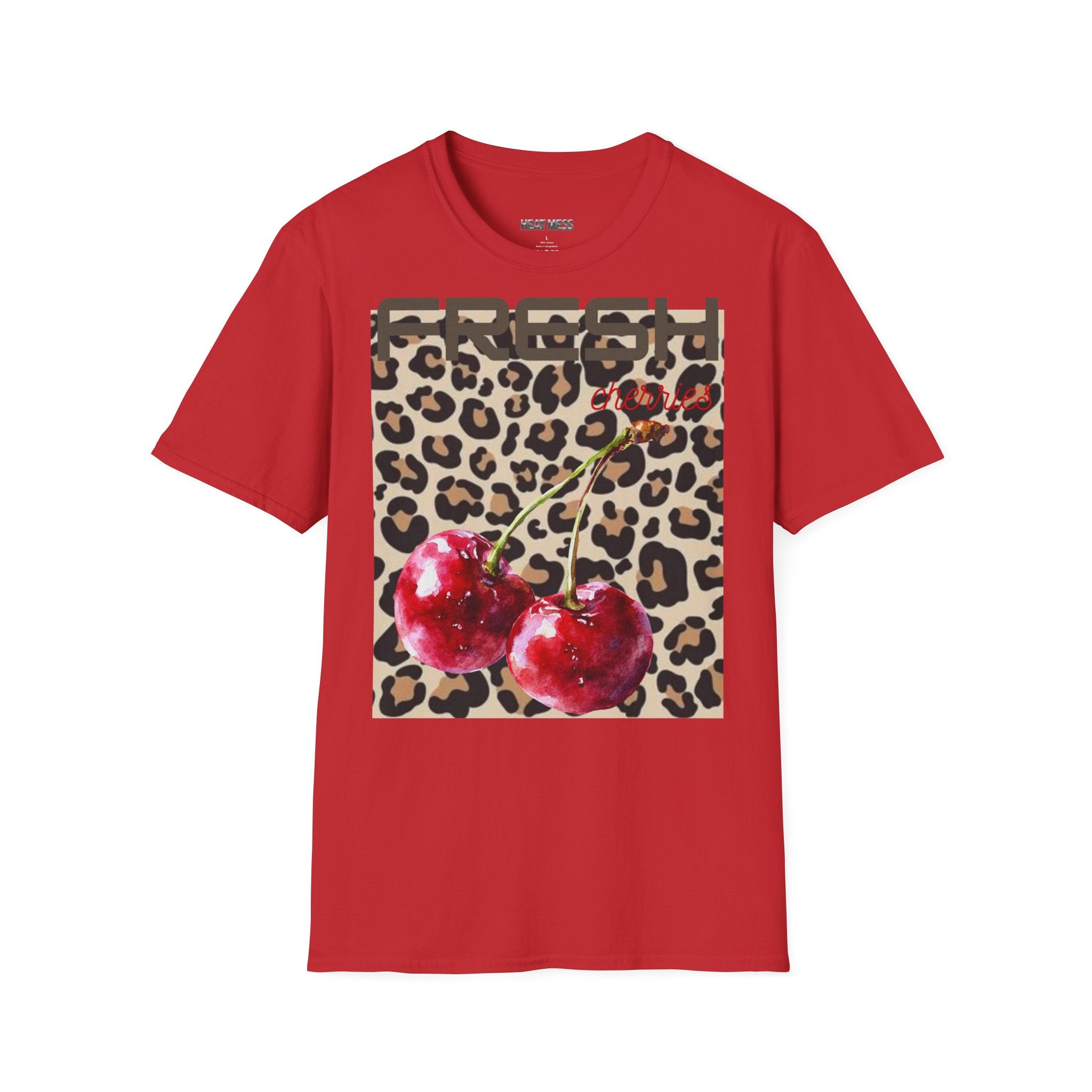 Cherry Leopard T‑Shirt - Heat Mess