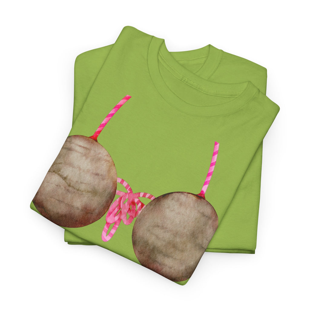 Coconut Bikini Tropical Beach Vacation T-Shirt - Heat Mess
