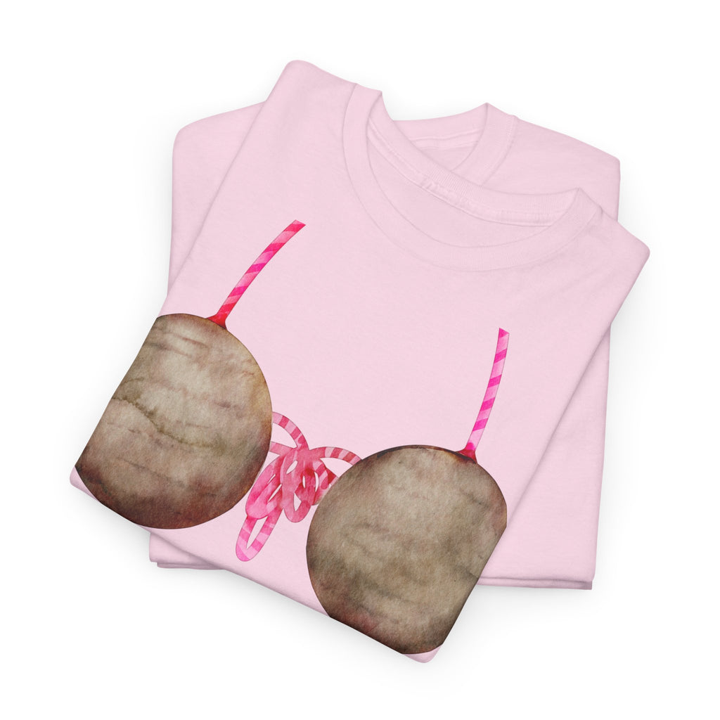 Coconut Bikini Tropical Beach Vacation T-Shirt - Heat Mess