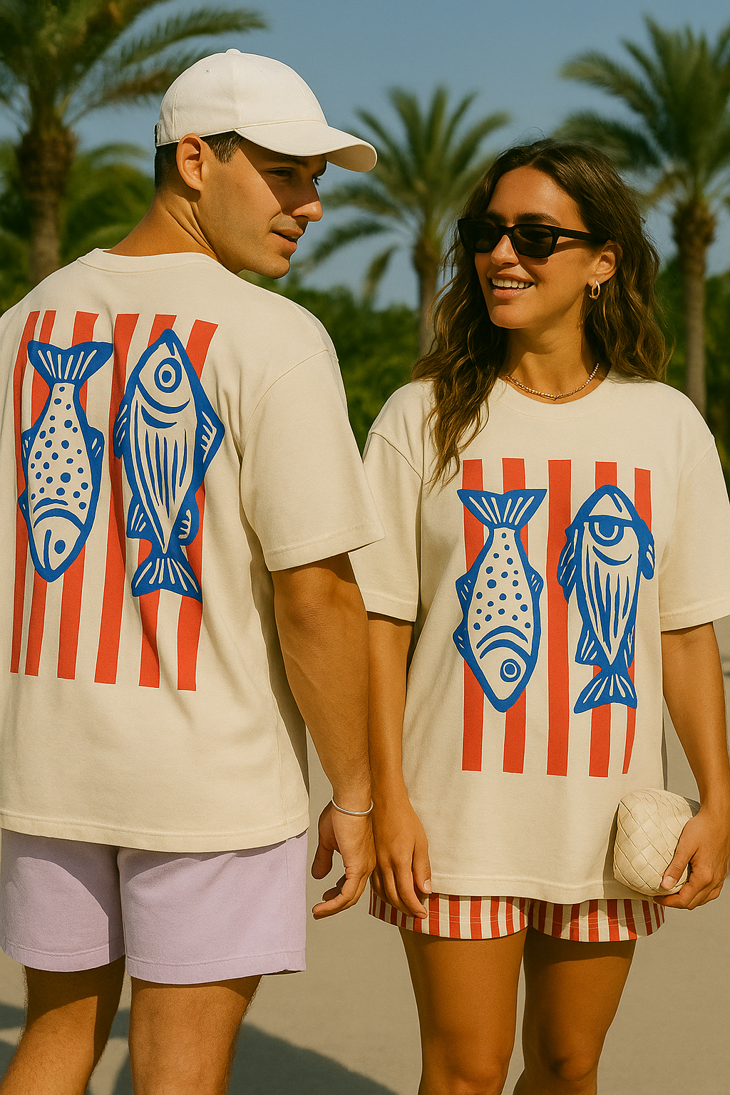 Catchy Fish Graphic Tee for Nature Lovers, Unisex T-Shirt for Summer, Fish Art Tee, Outdoor Adventure Clothing, Gift for Fishermen