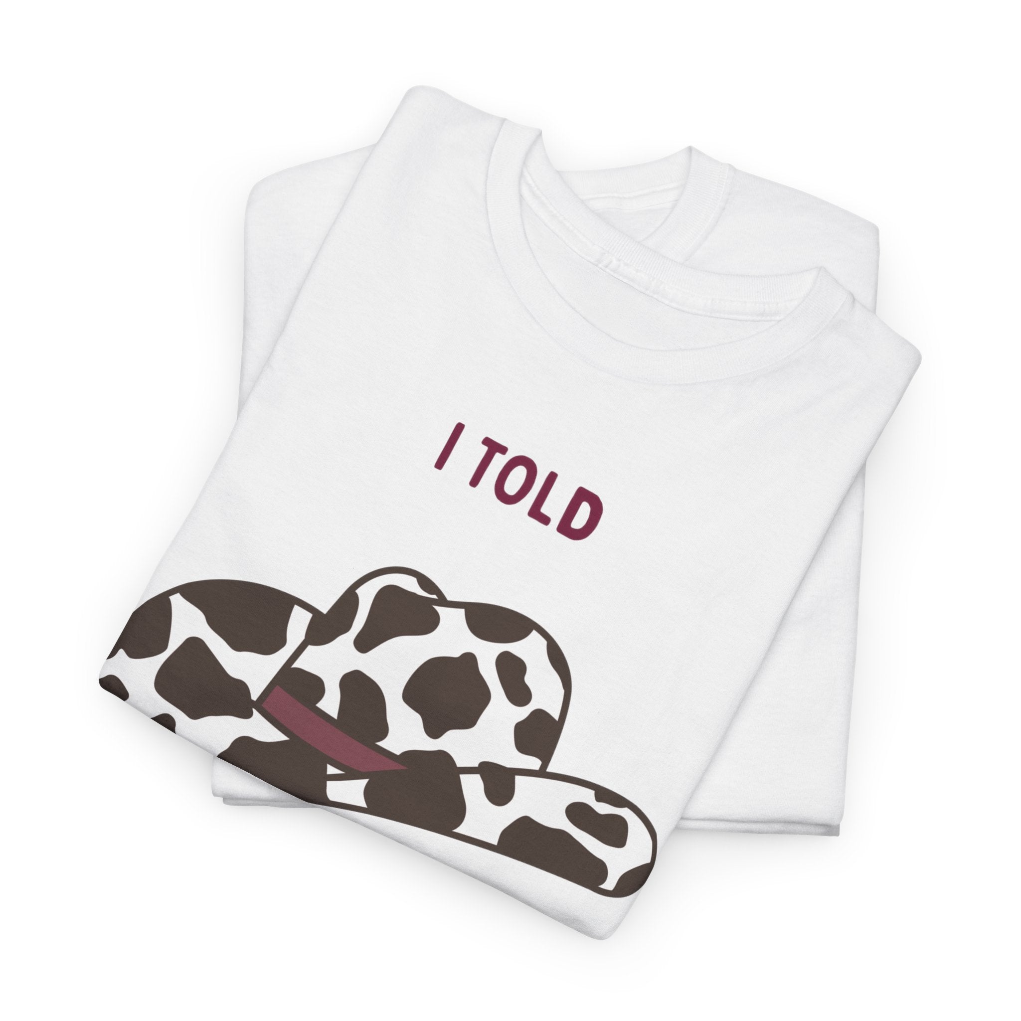 Cow Print Cowboy Hat Tee - Heat Mess