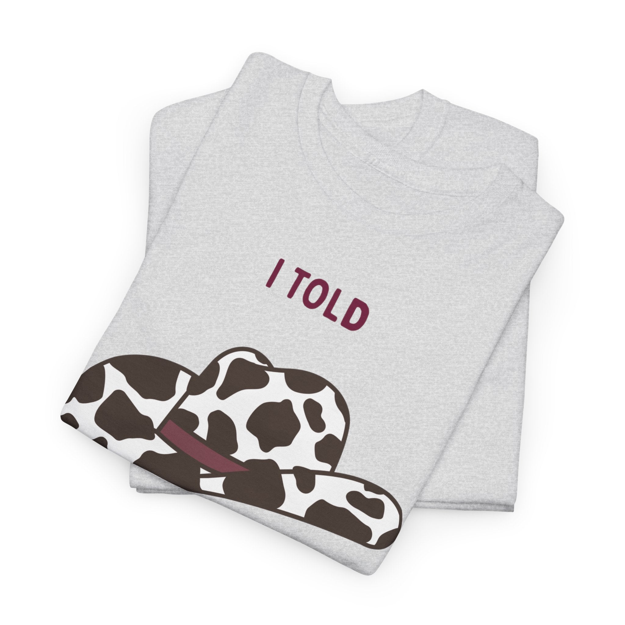 Cow Print Cowboy Hat Tee - Heat Mess