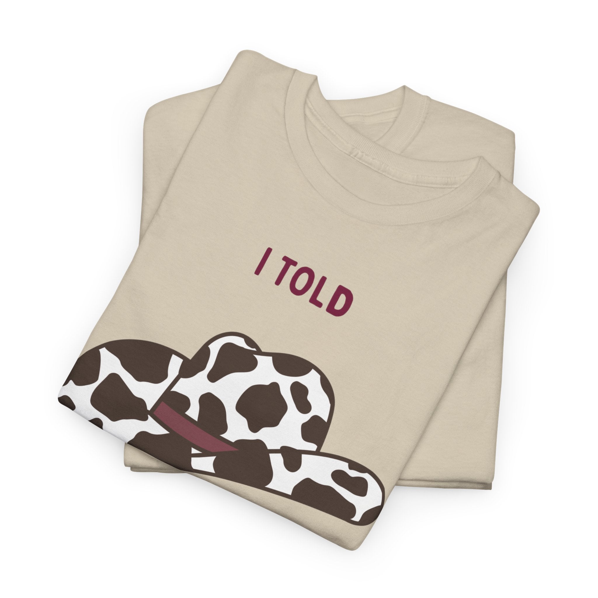 Cow Print Cowboy Hat Tee - Heat Mess