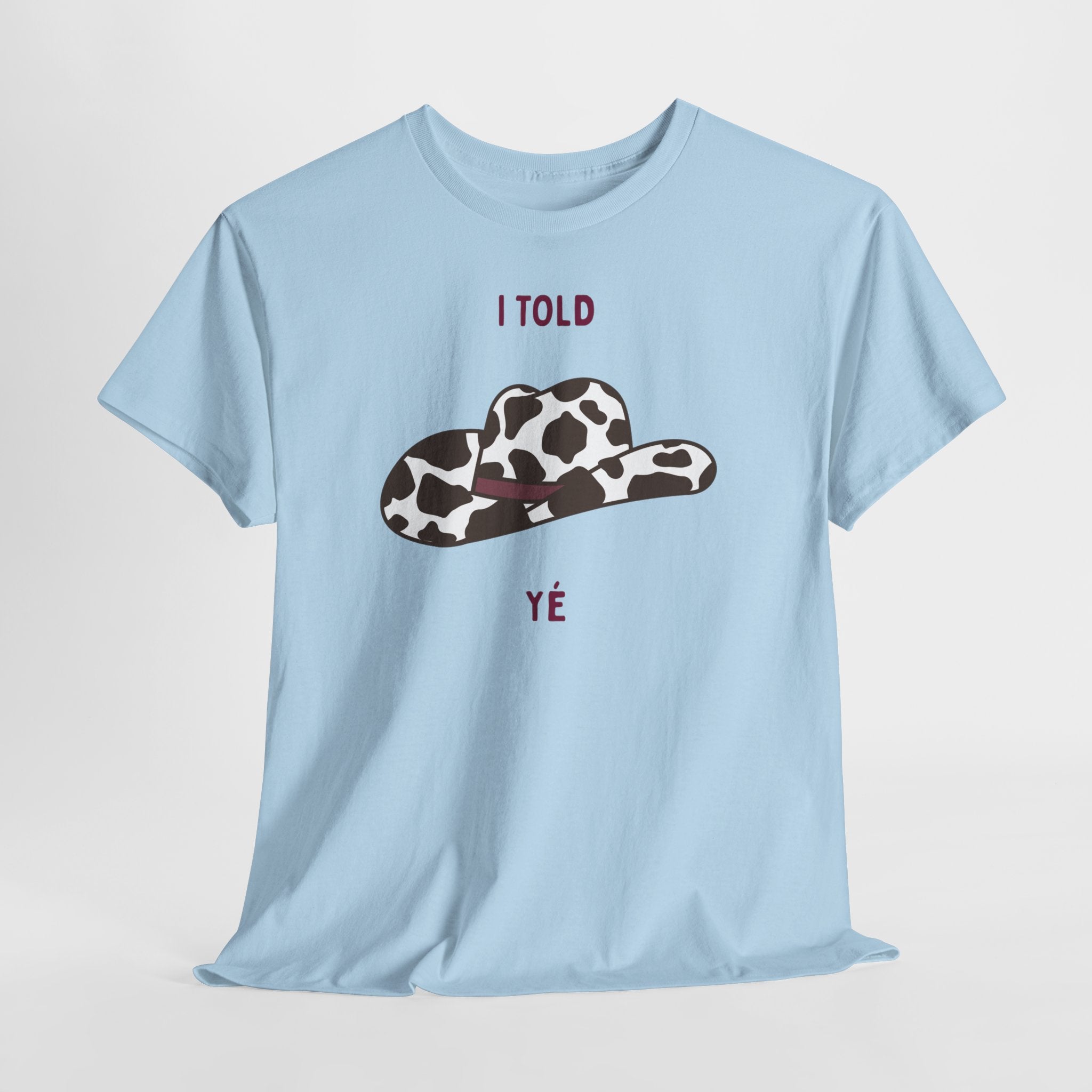 Cow Print Cowboy Hat Tee - Heat Mess