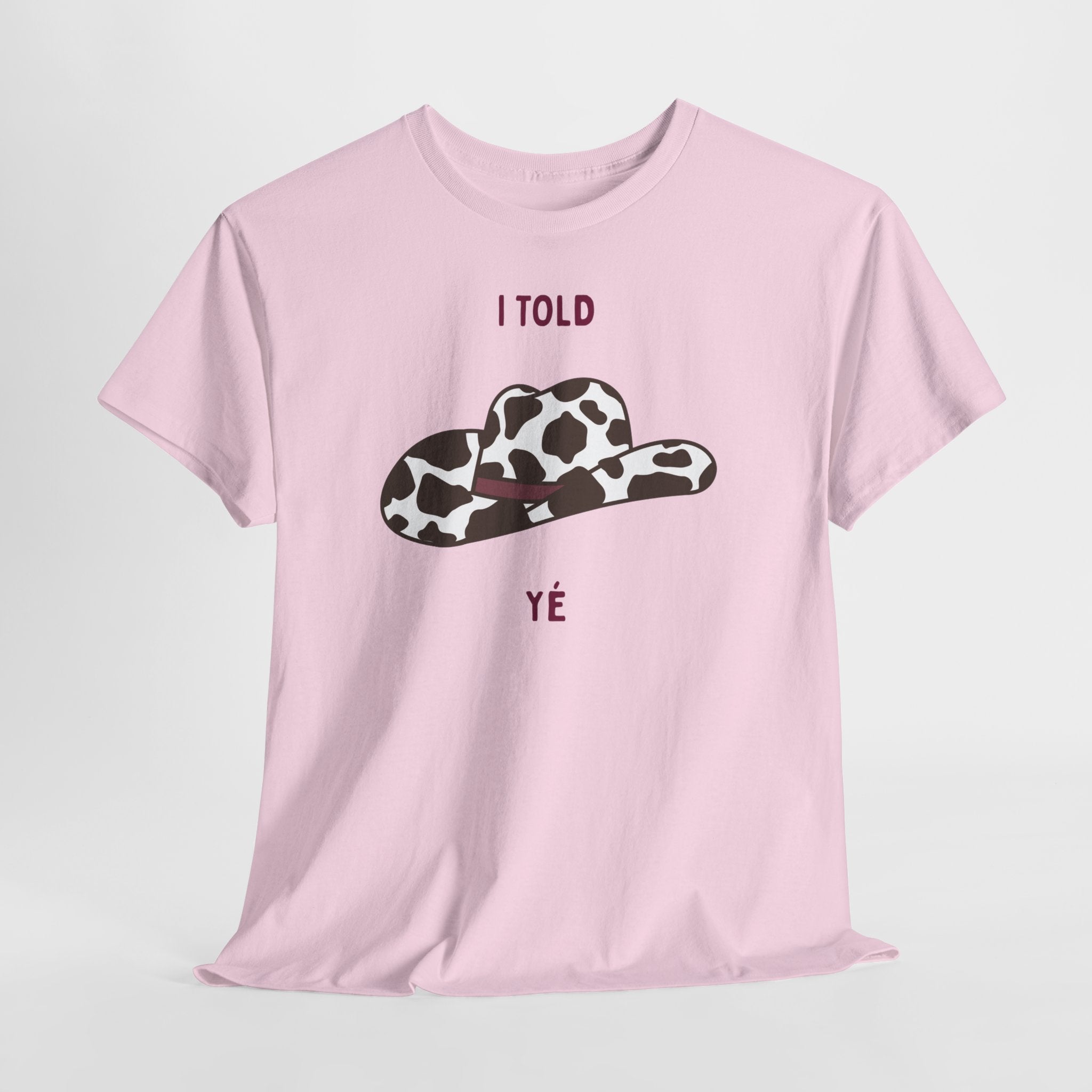 Cow Print Cowboy Hat Tee - Heat Mess