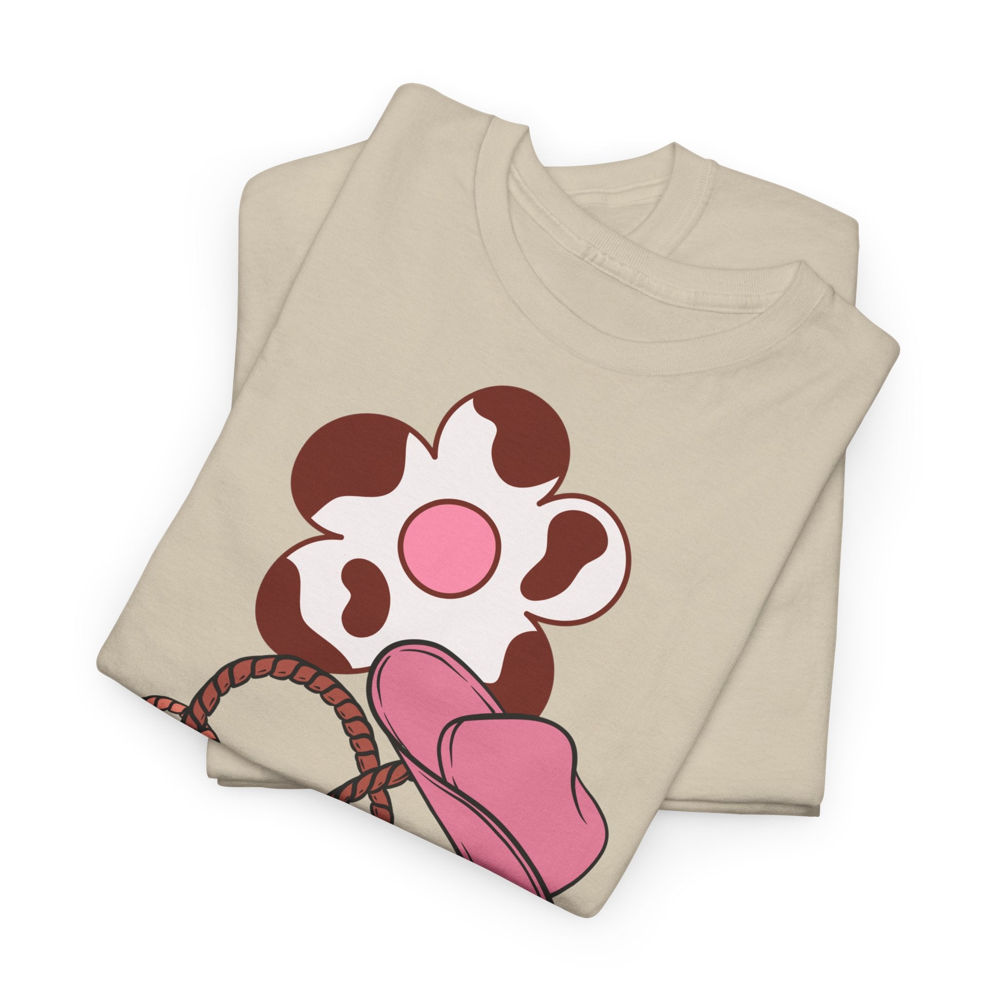 Cow Print Daisy & Cowboy Hat T-Shirt - Heat Mess
