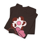 Cow Print Daisy & Cowboy Hat T-Shirt - Heat Mess