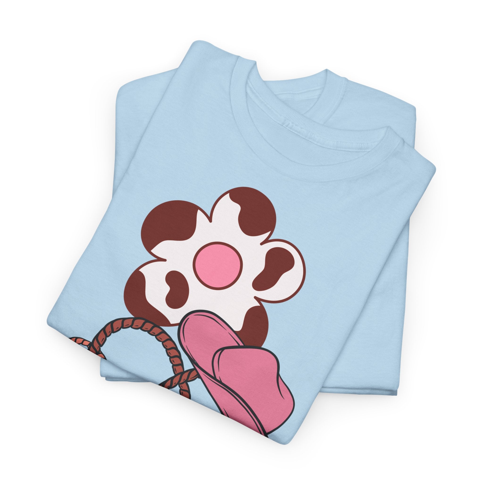 Cow Print Daisy & Cowboy Hat T-Shirt - Heat Mess