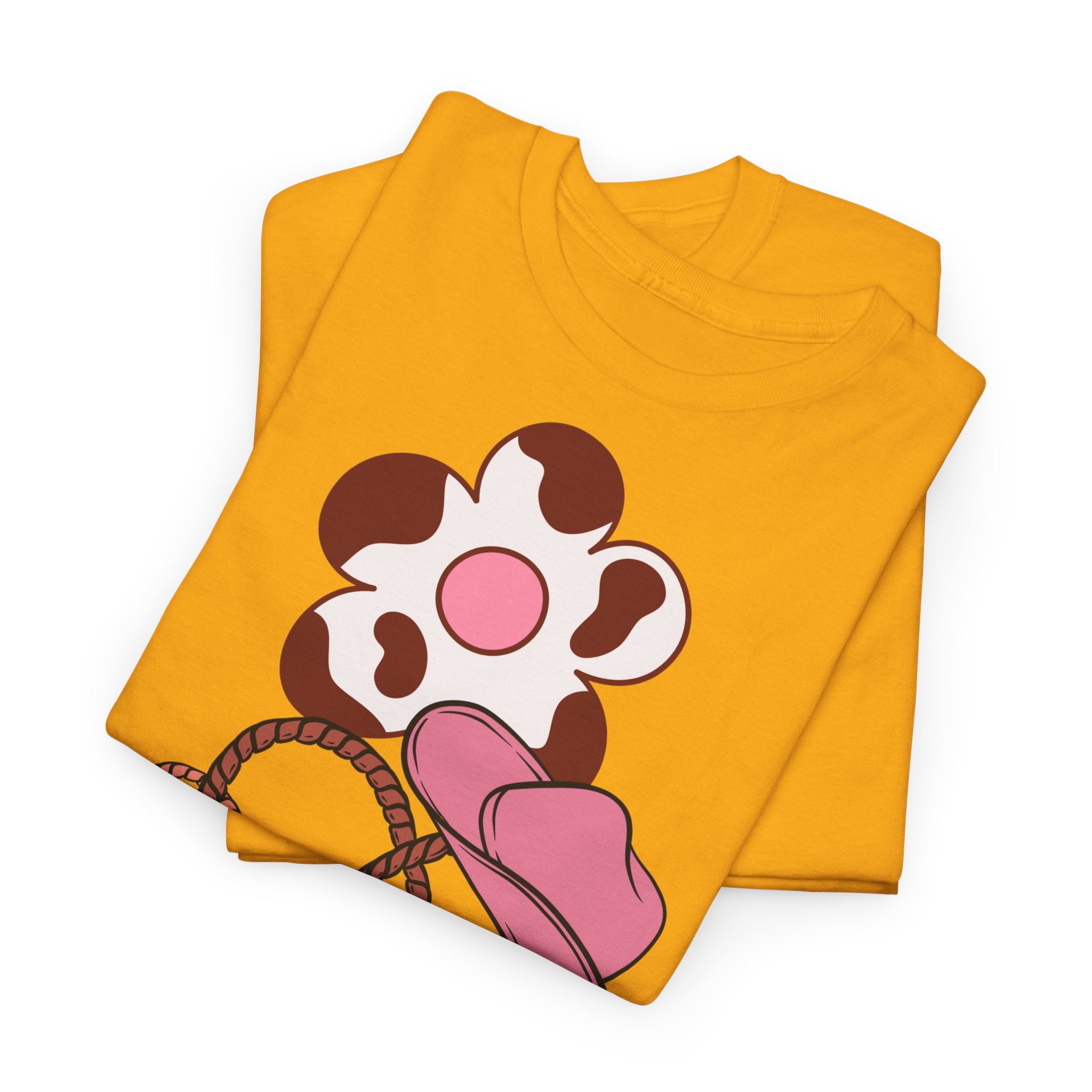 Cow Print Daisy & Cowboy Hat T-Shirt - Heat Mess