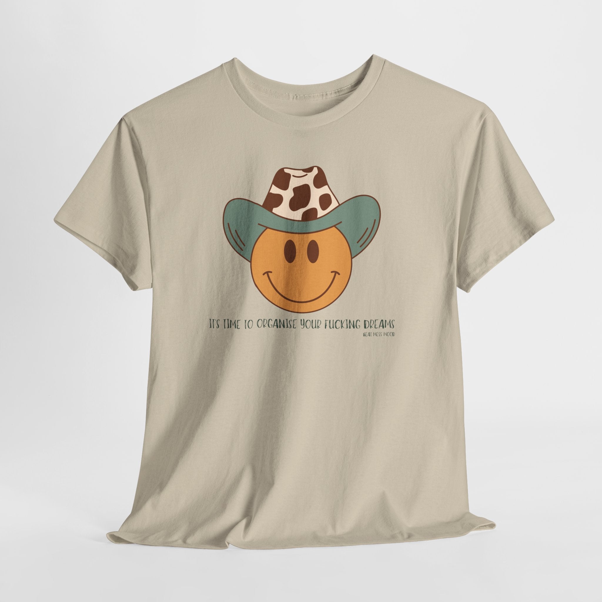 Cowboy Smiley T-shirt - Heat Mess