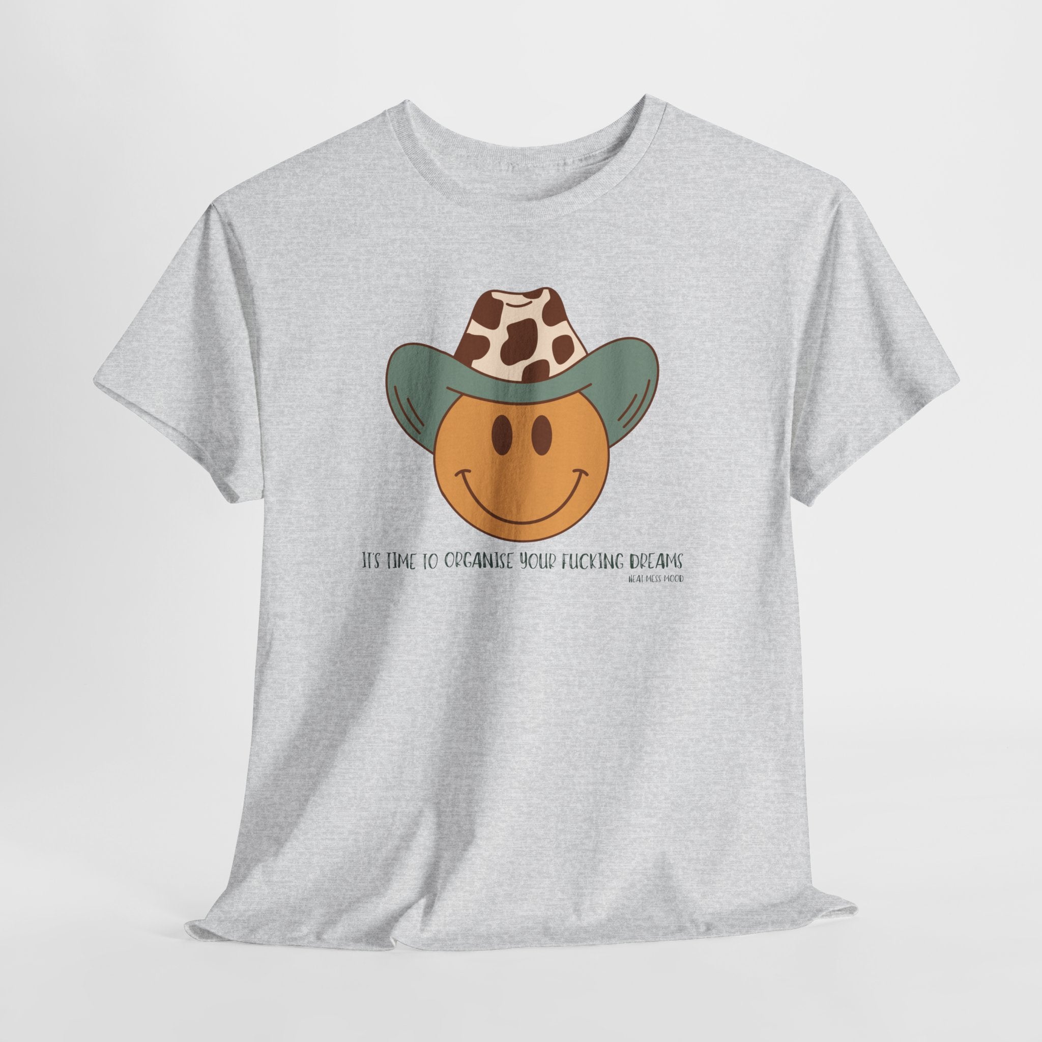 Cowboy Smiley T-shirt - Heat Mess