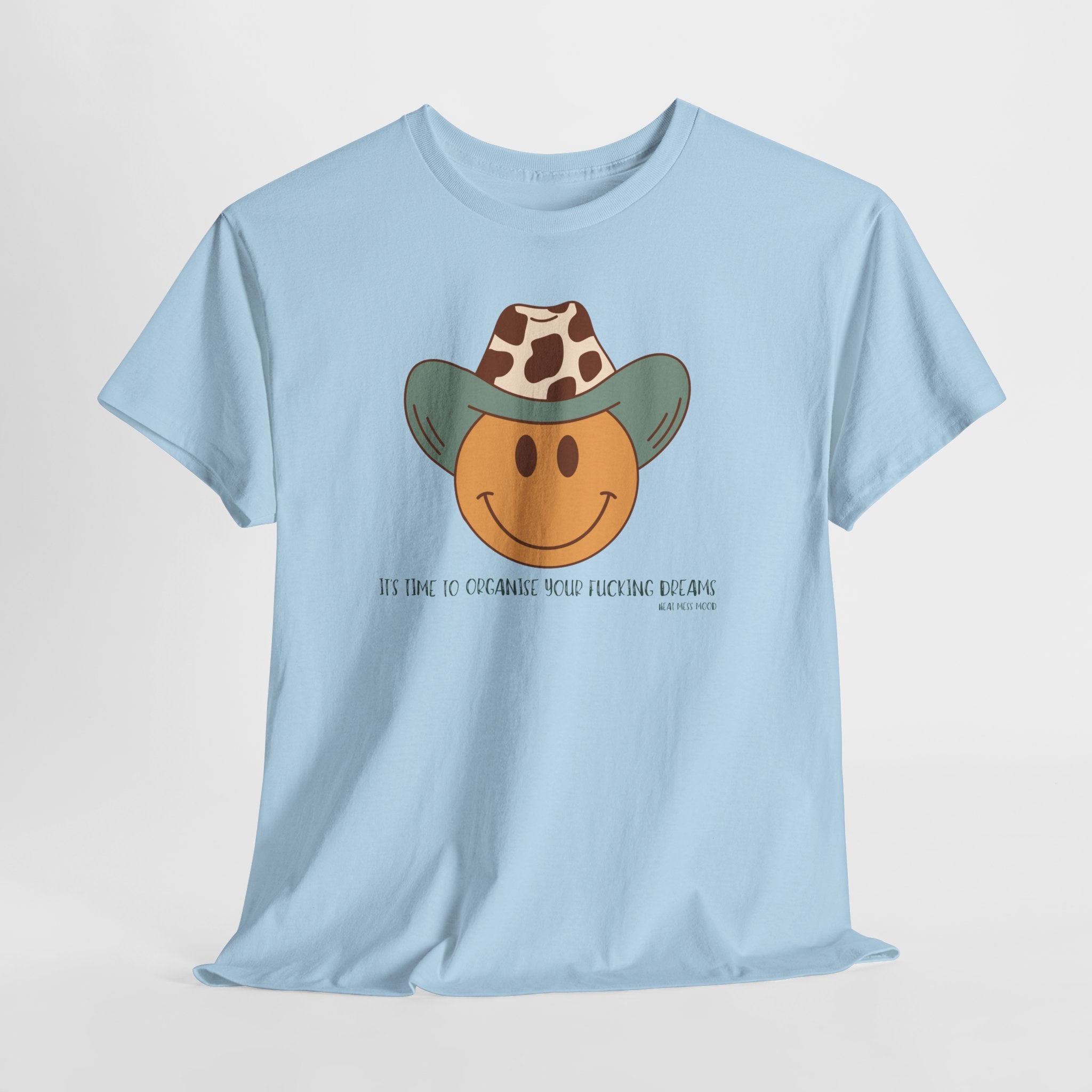 Cowboy Smiley T-shirt - Heat Mess