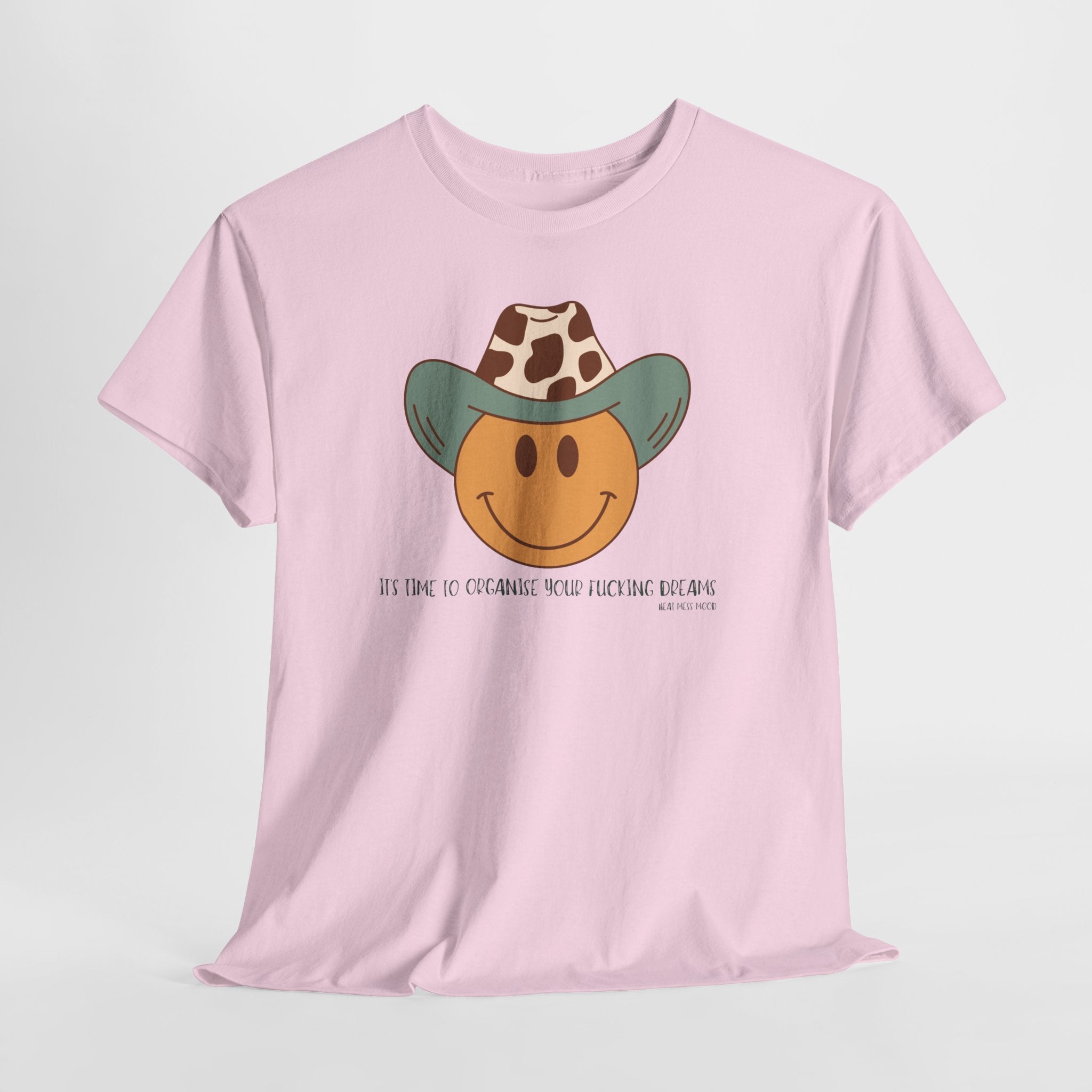 Cowboy Smiley T-shirt - Heat Mess
