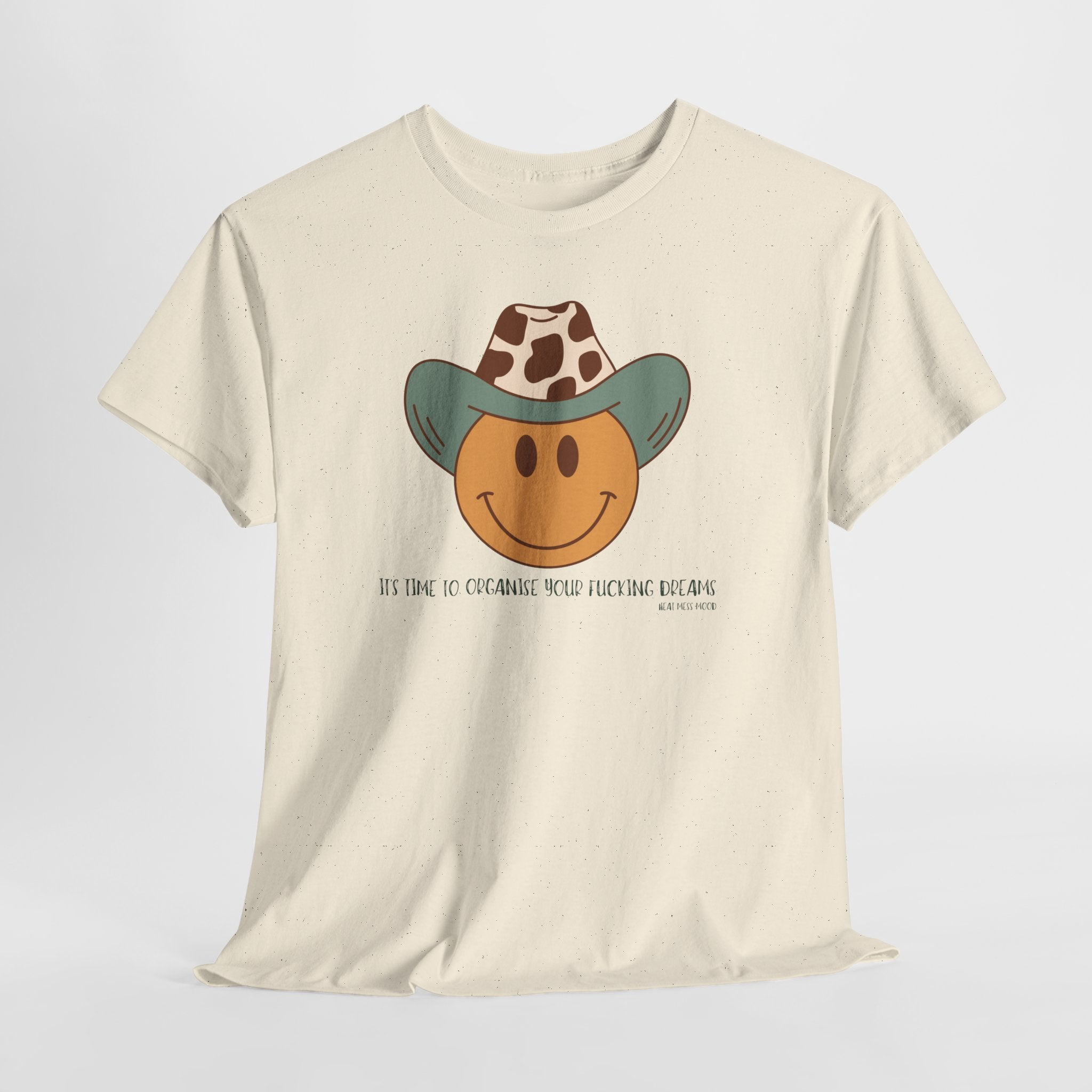 Cowboy Smiley T-shirt - Heat Mess