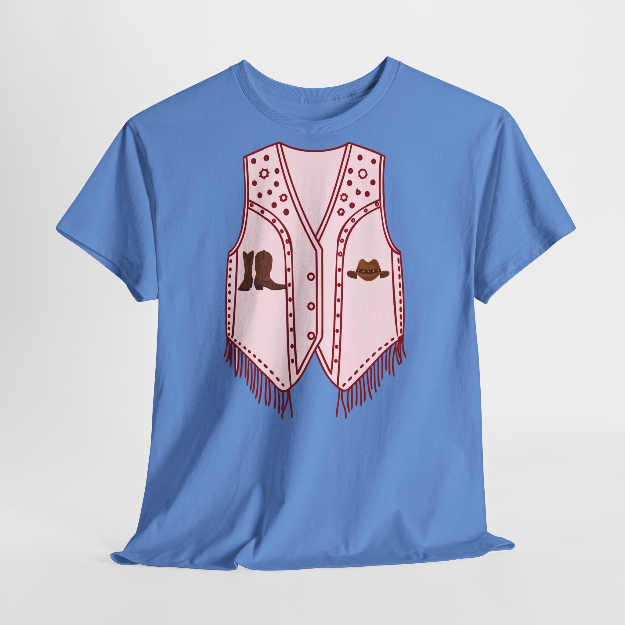 Cowgirl Vest Western T-Shirt - Heat Mess