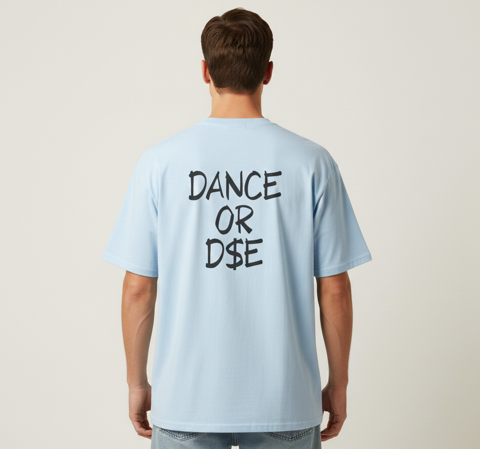 Dance Back Print T‑Shirt - Heat Mess