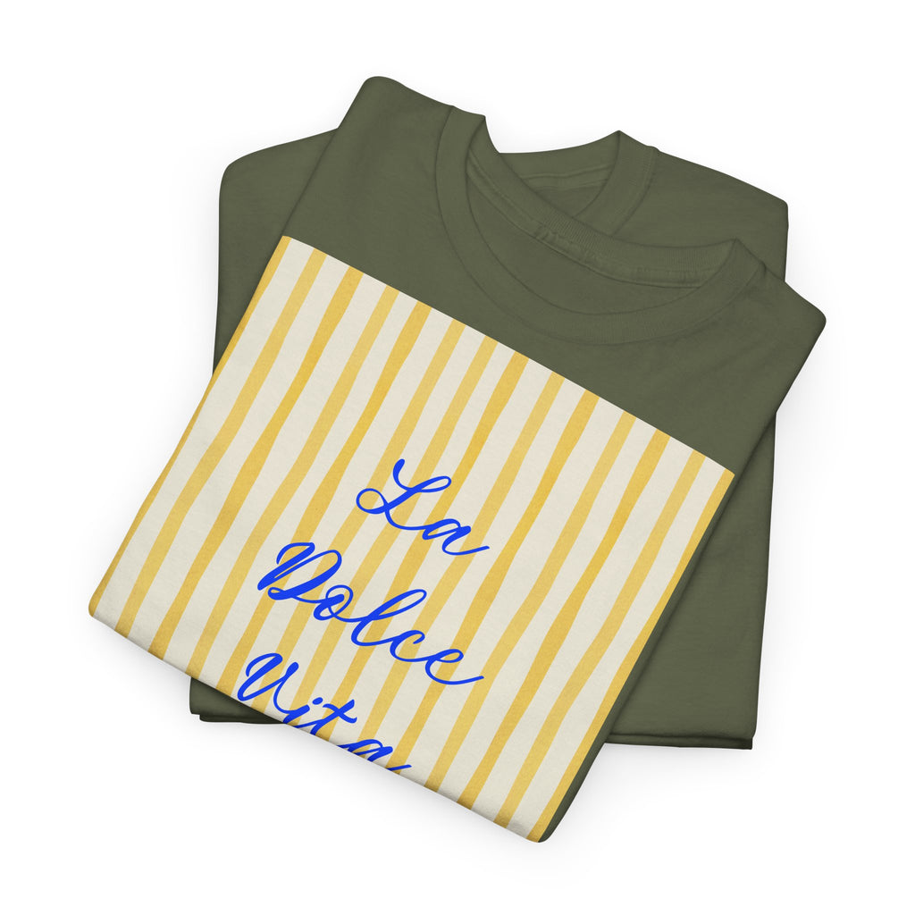 Dolce Vita Stripe T-Shirt - Heat Mess