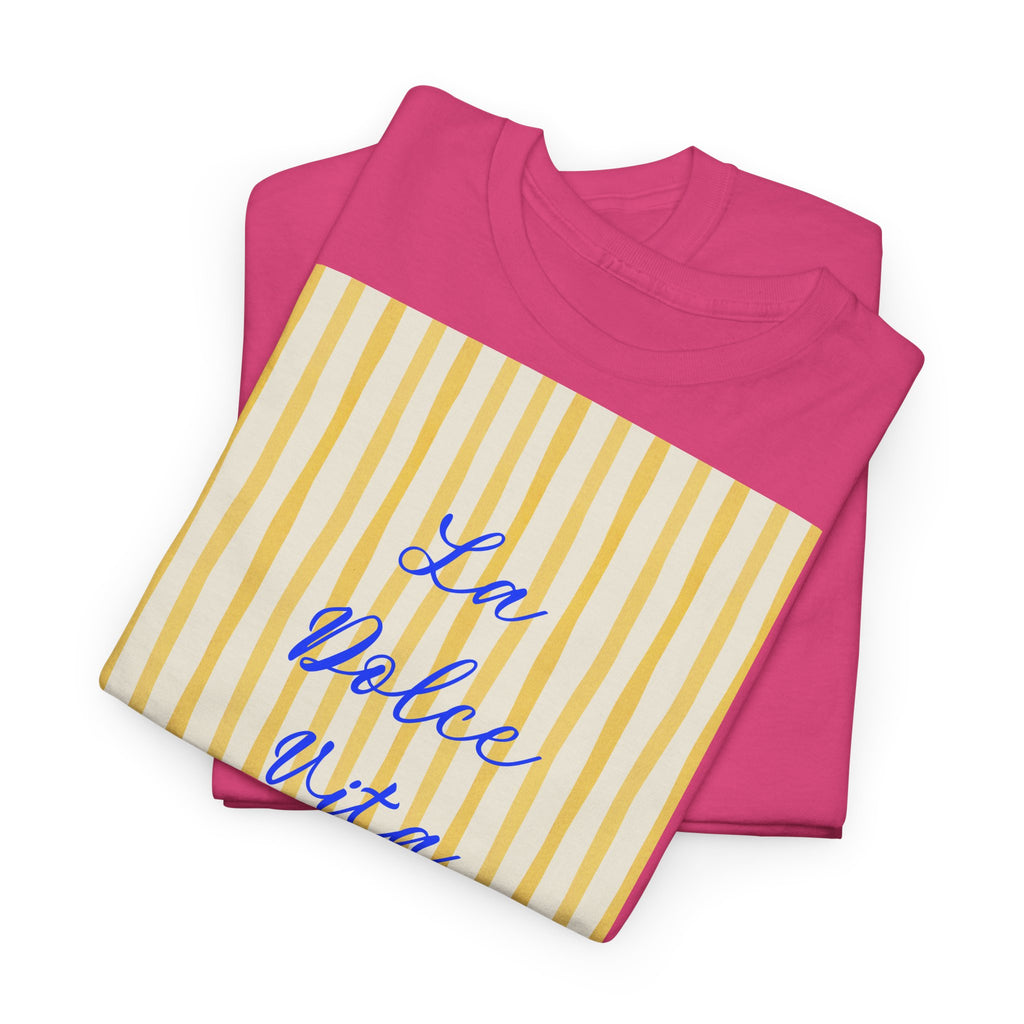 Dolce Vita Stripe T-Shirt - Heat Mess