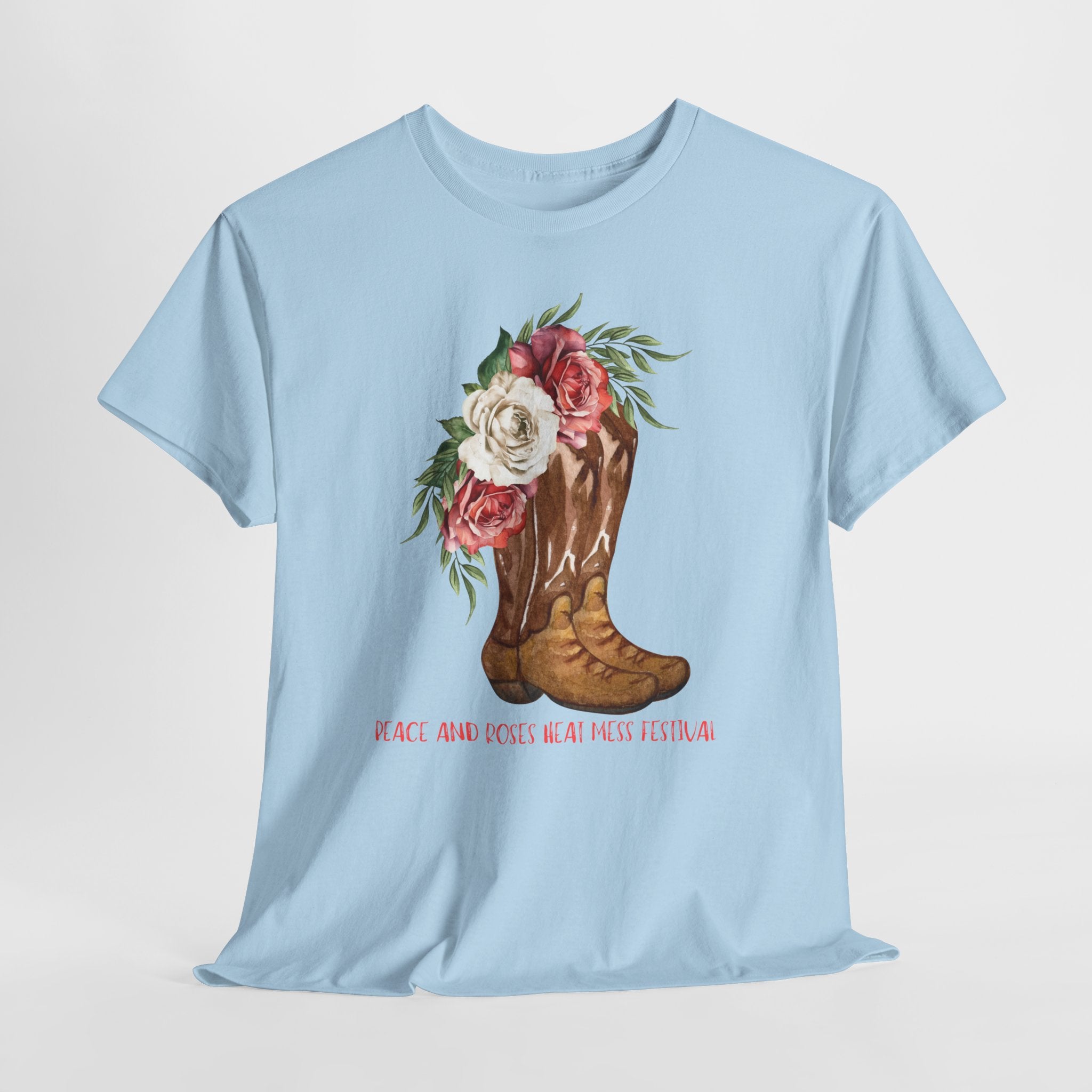 Floral Cowboy Western Floral T-Shirt - Heat Mess