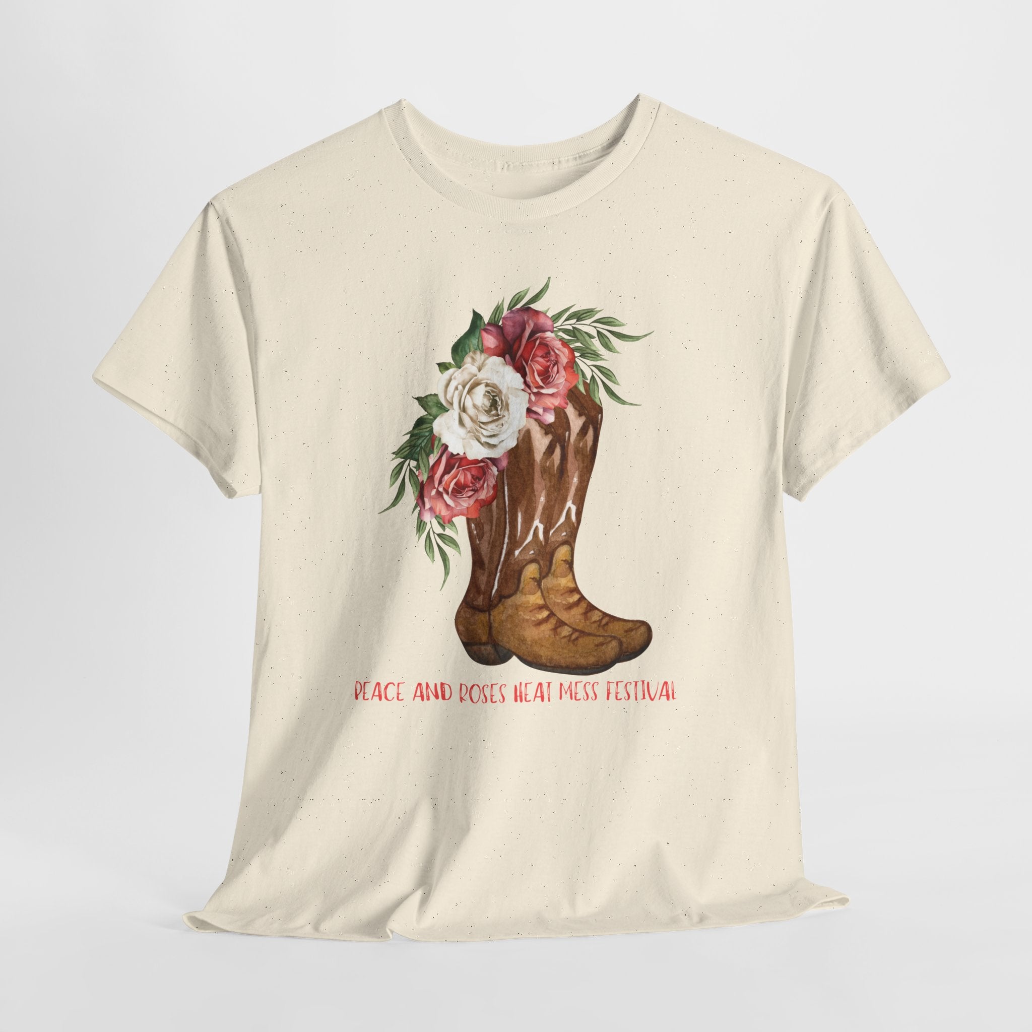 Floral Cowboy Western Floral T-Shirt - Heat Mess