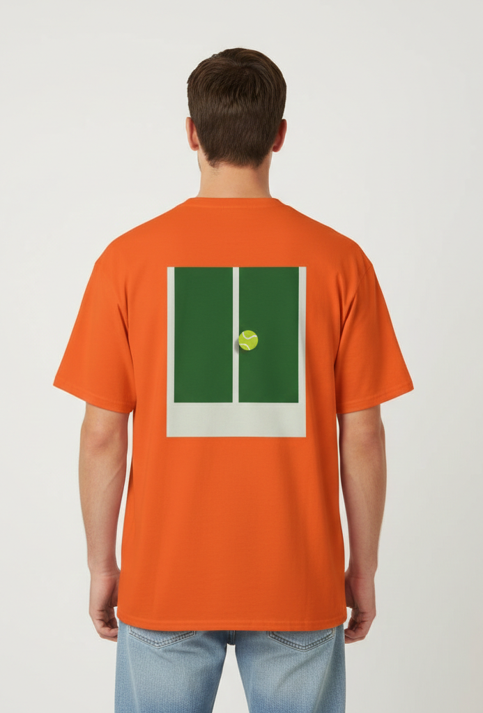 Sporty Tennis Court T-Shirt