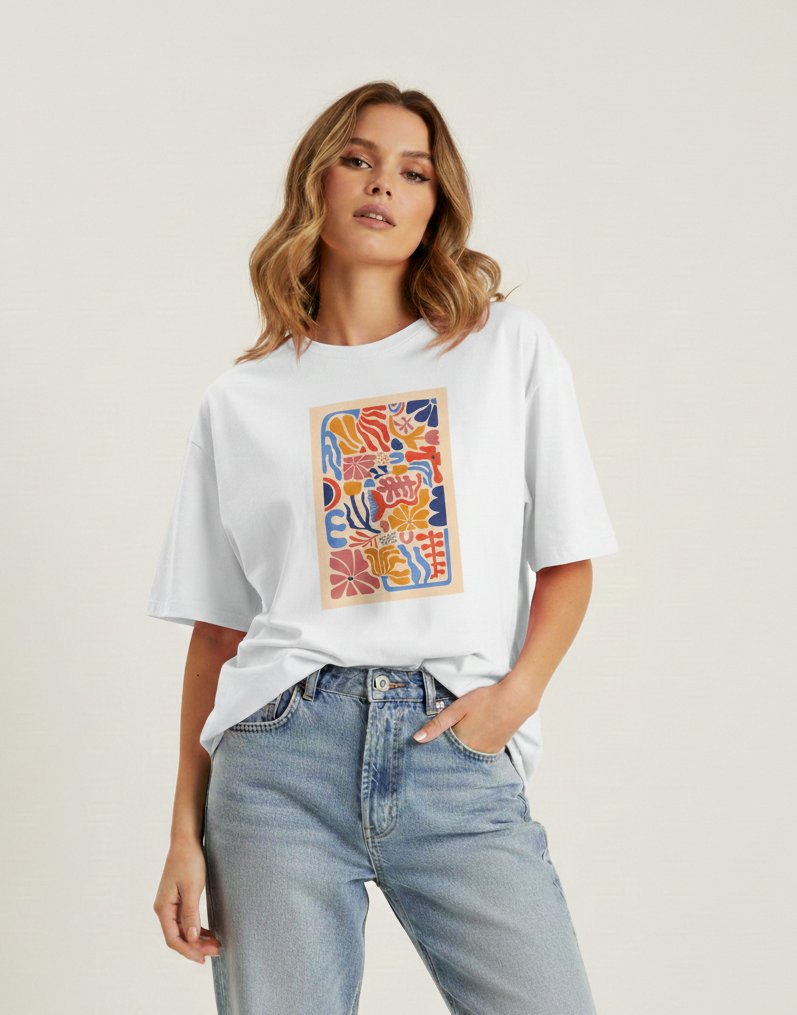 Colorful Matisse-Inspired T-Shirt