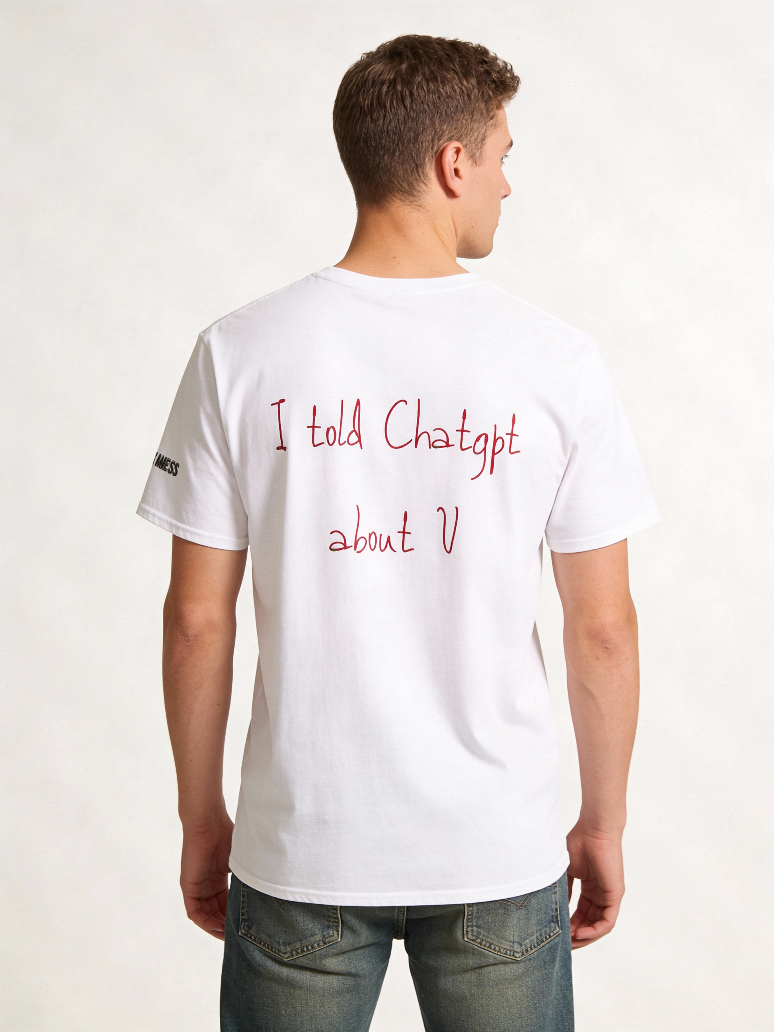 I Told ChatGPT About You T-Shirt - Heat Mess