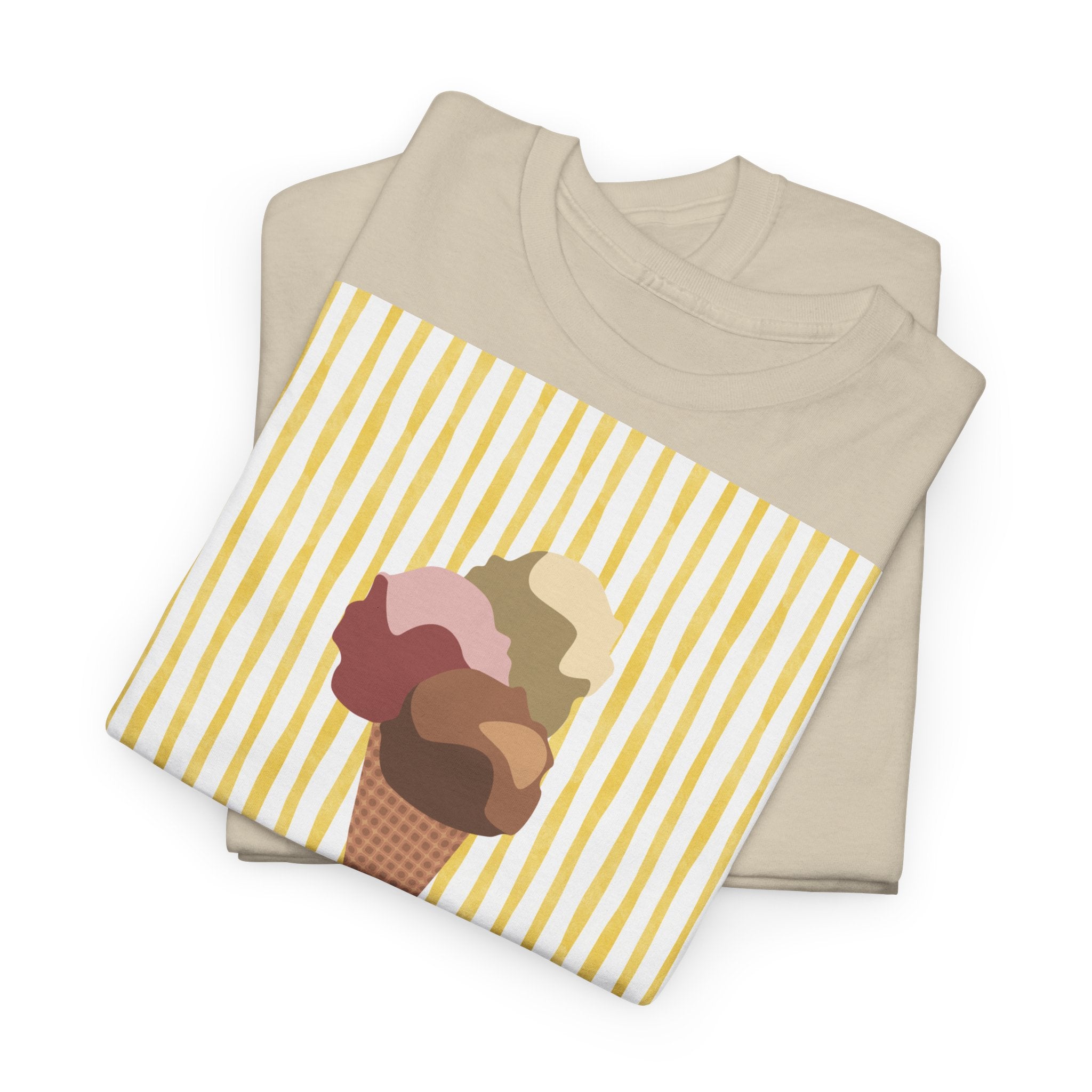 Ice Cream Cone Graphic T-Shirt - Heat Mess