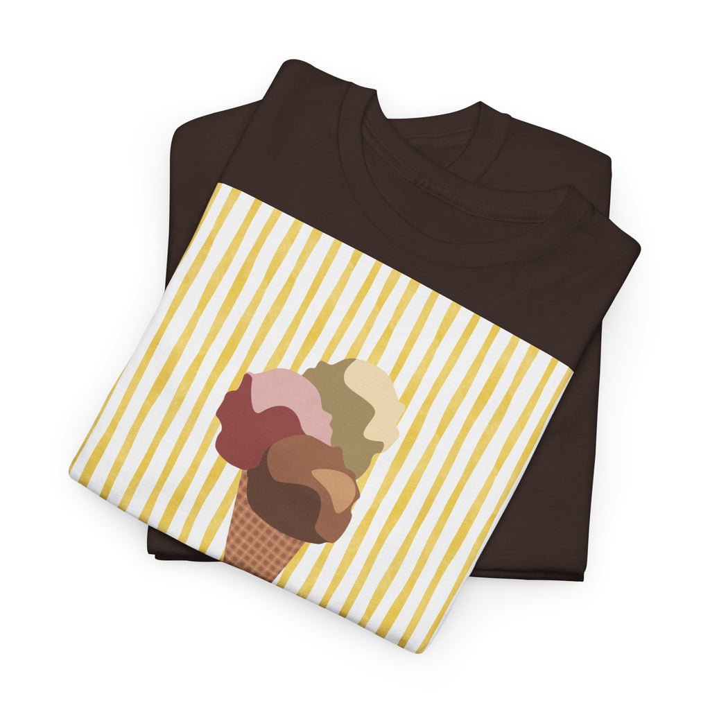 Ice Cream Cone Graphic T-Shirt - Heat Mess
