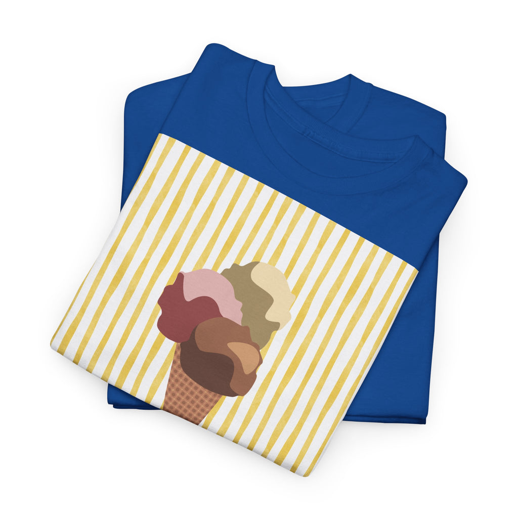 Ice Cream Cone Graphic T-Shirt - Heat Mess