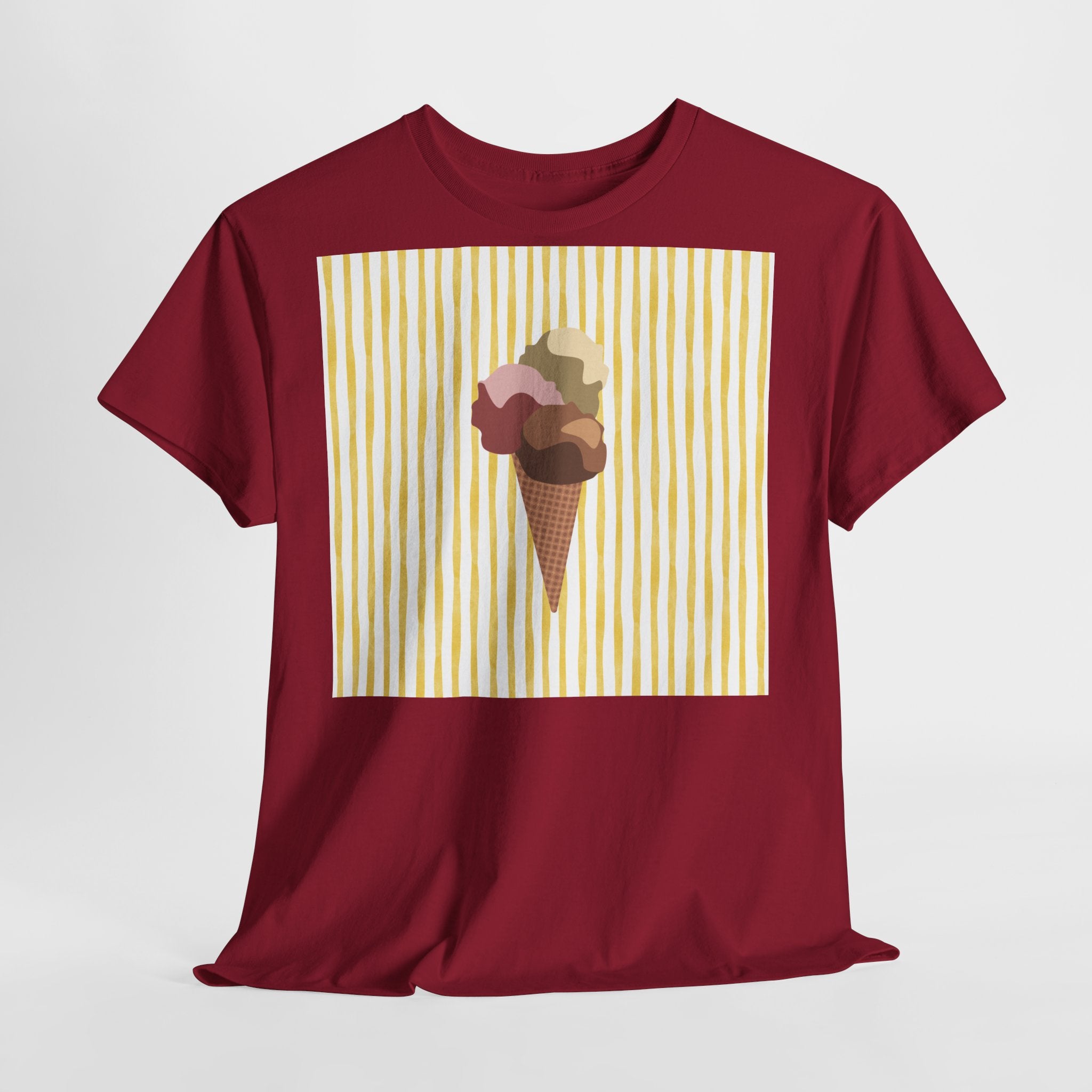Ice Cream Cone Graphic T-Shirt - Heat Mess