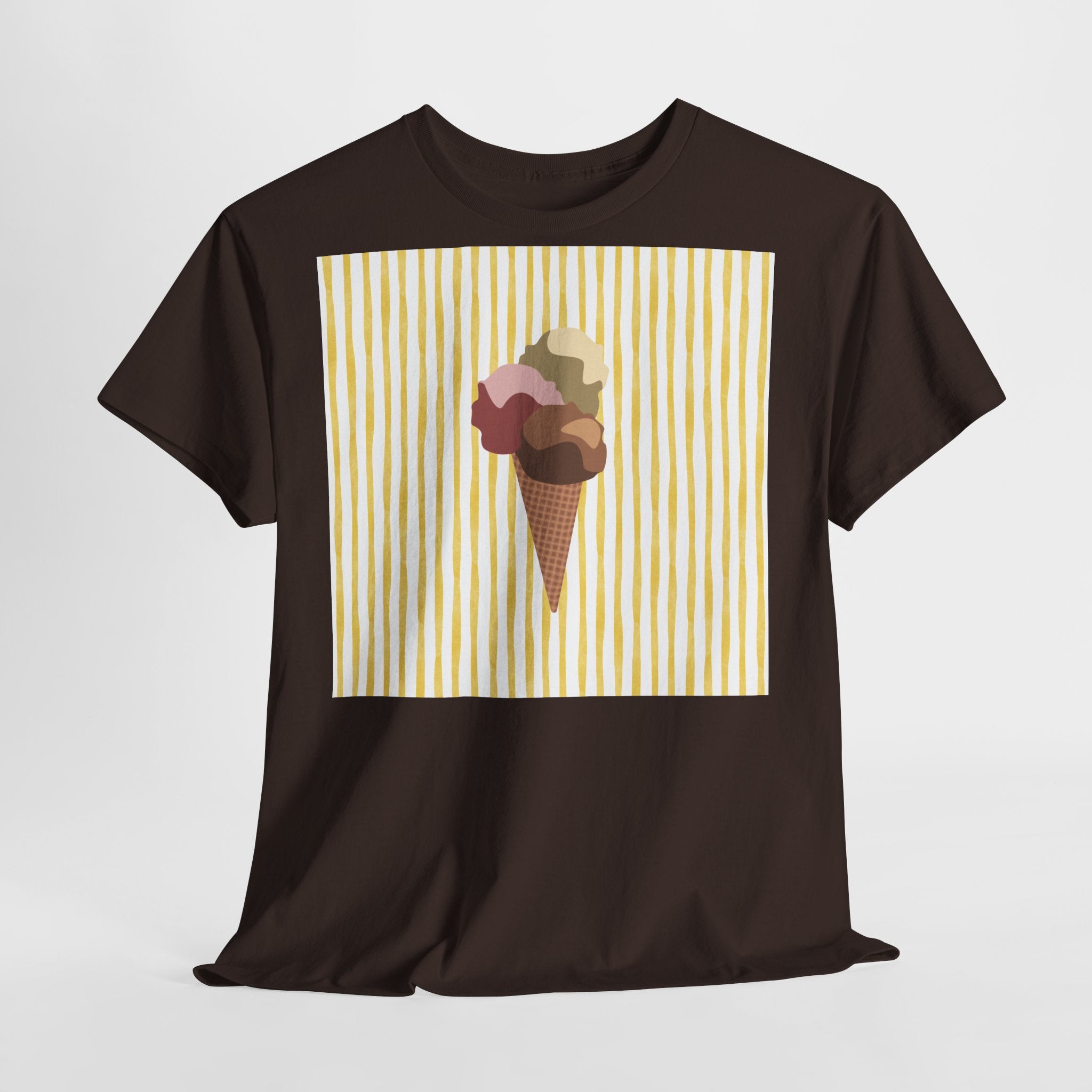 Ice Cream Cone Graphic T-Shirt - Heat Mess