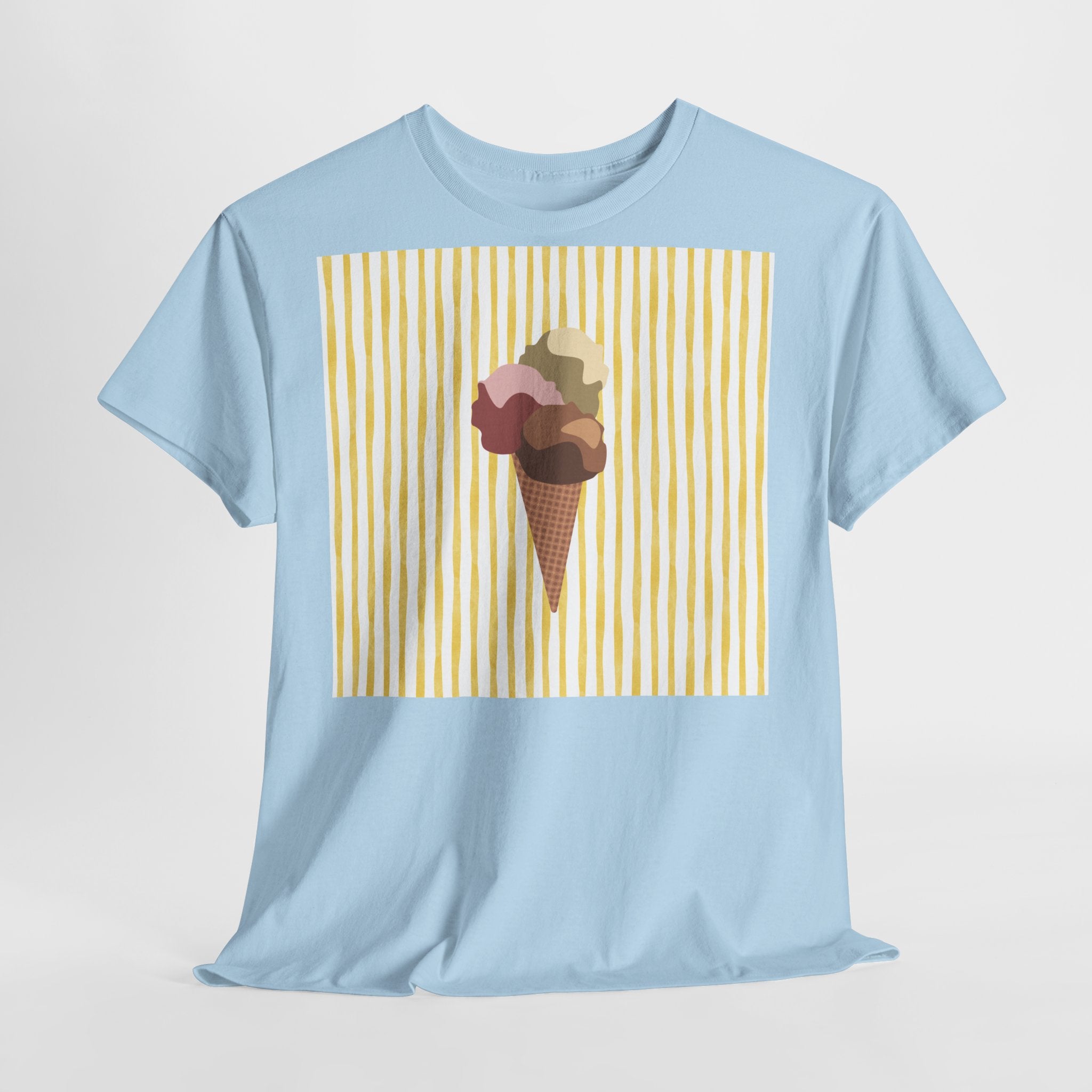 Ice Cream Cone Graphic T-Shirt - Heat Mess
