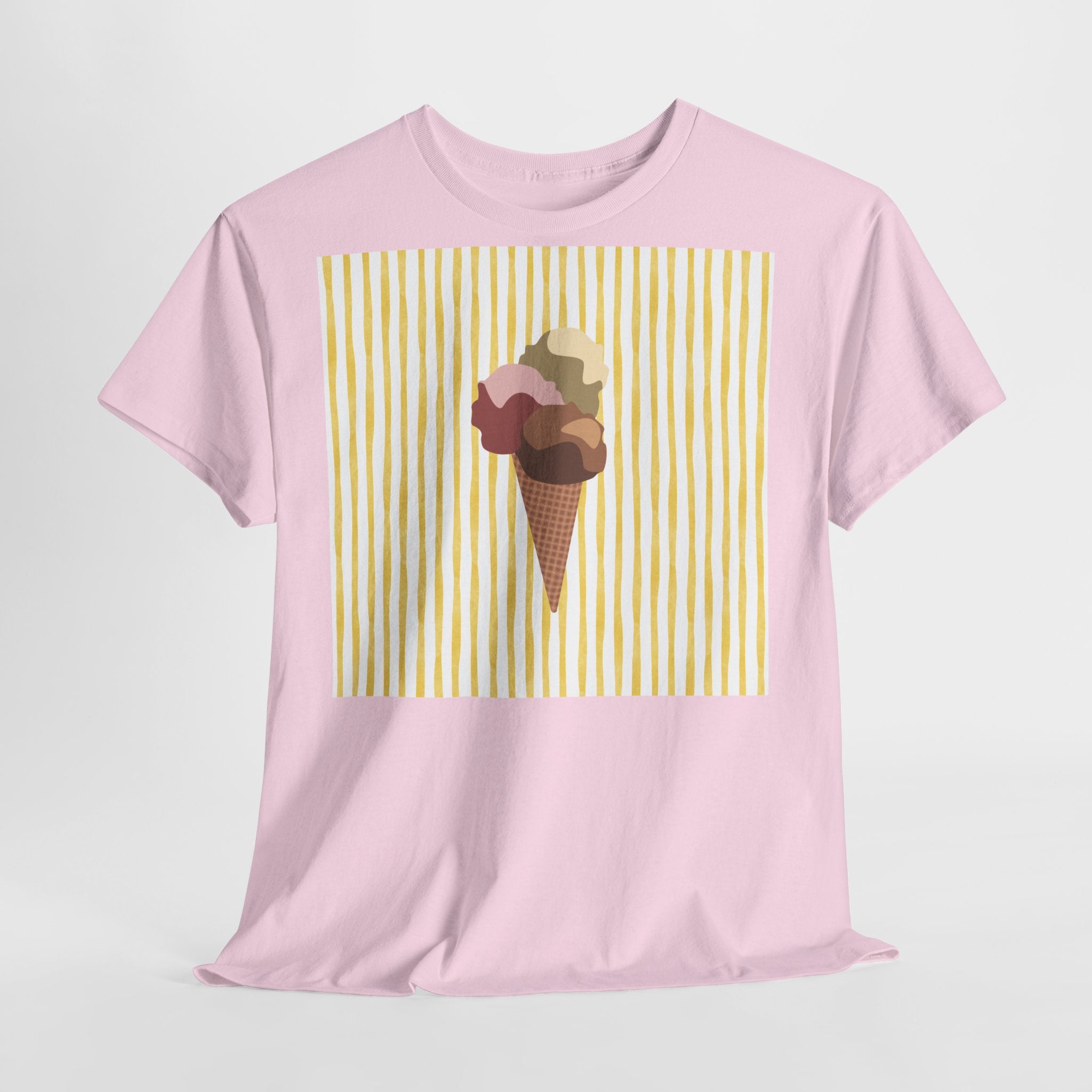 Ice Cream Cone Graphic T-Shirt - Heat Mess