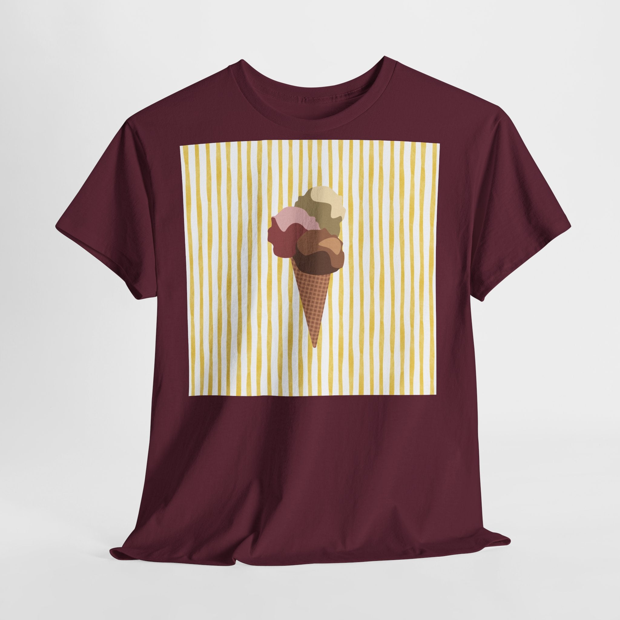 Ice Cream Cone Graphic T-Shirt - Heat Mess
