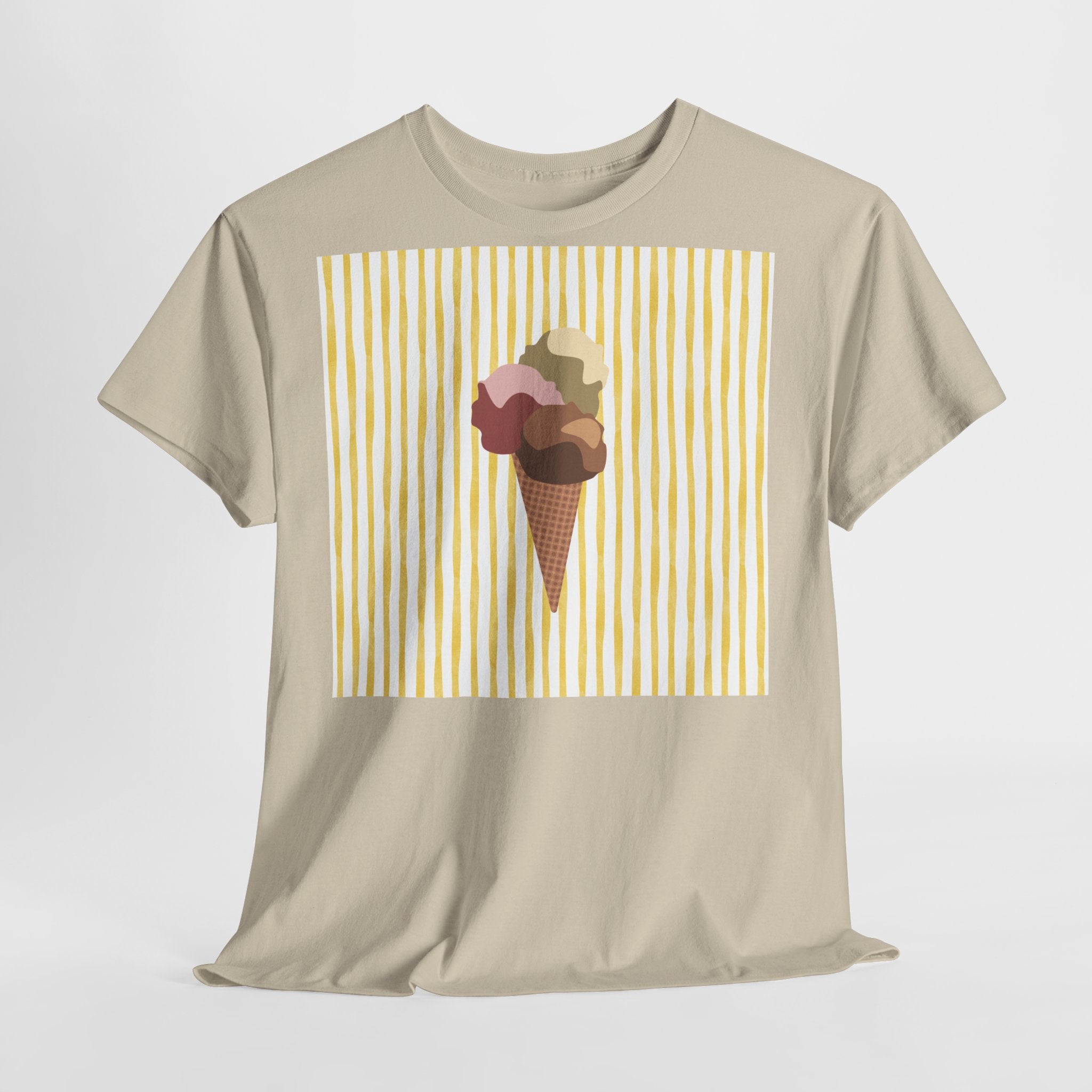 Ice Cream Cone Graphic T-Shirt - Heat Mess