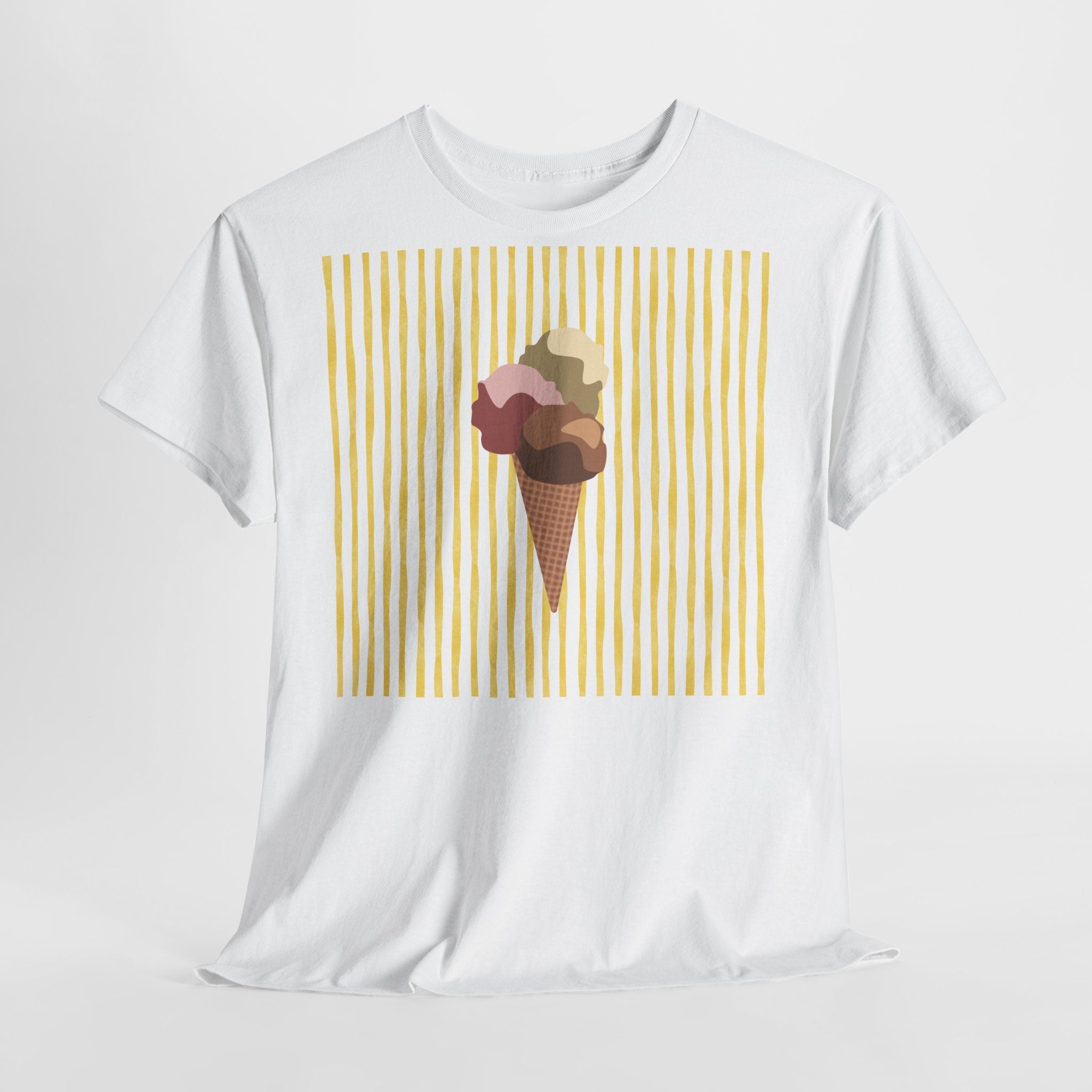 Ice Cream Cone Graphic T-Shirt - Heat Mess