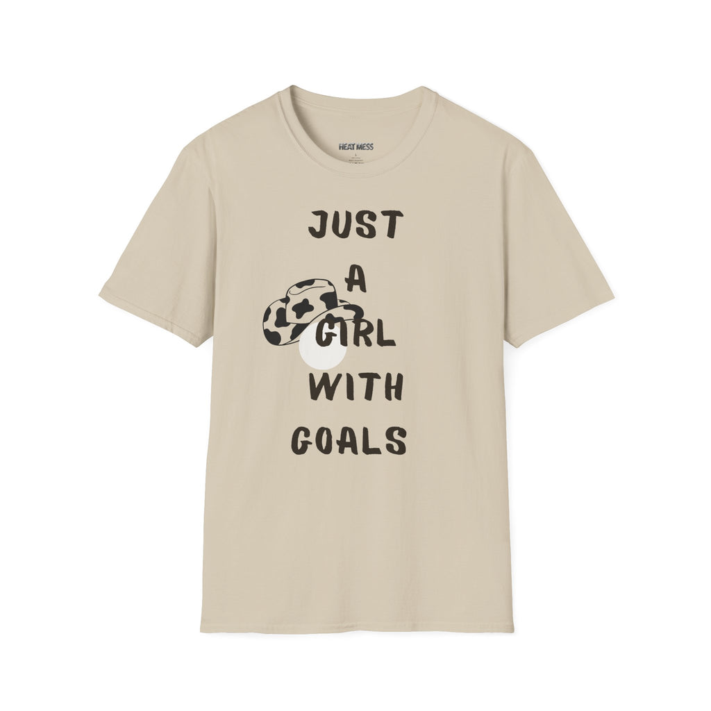 Just a Girl With Goals T-Shirt - Heat Mess