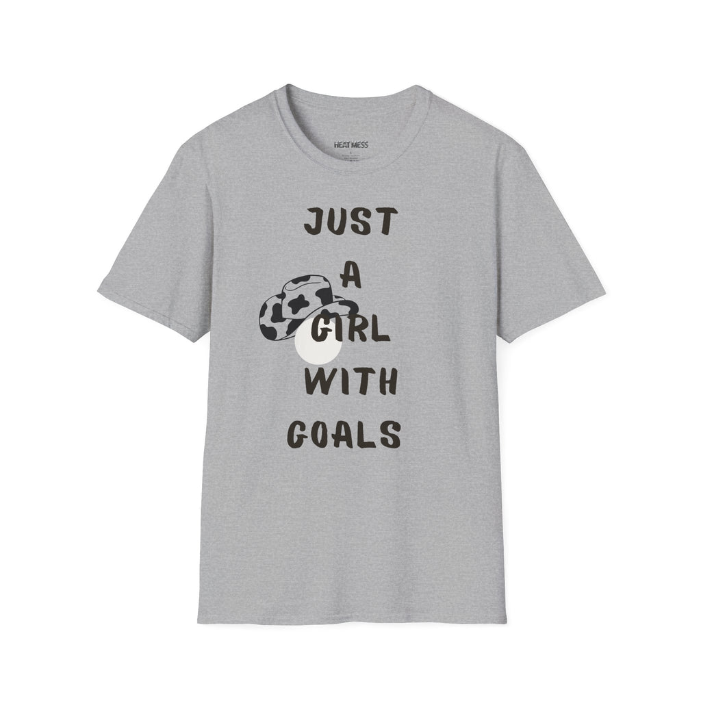 Just a Girl With Goals T-Shirt - Heat Mess